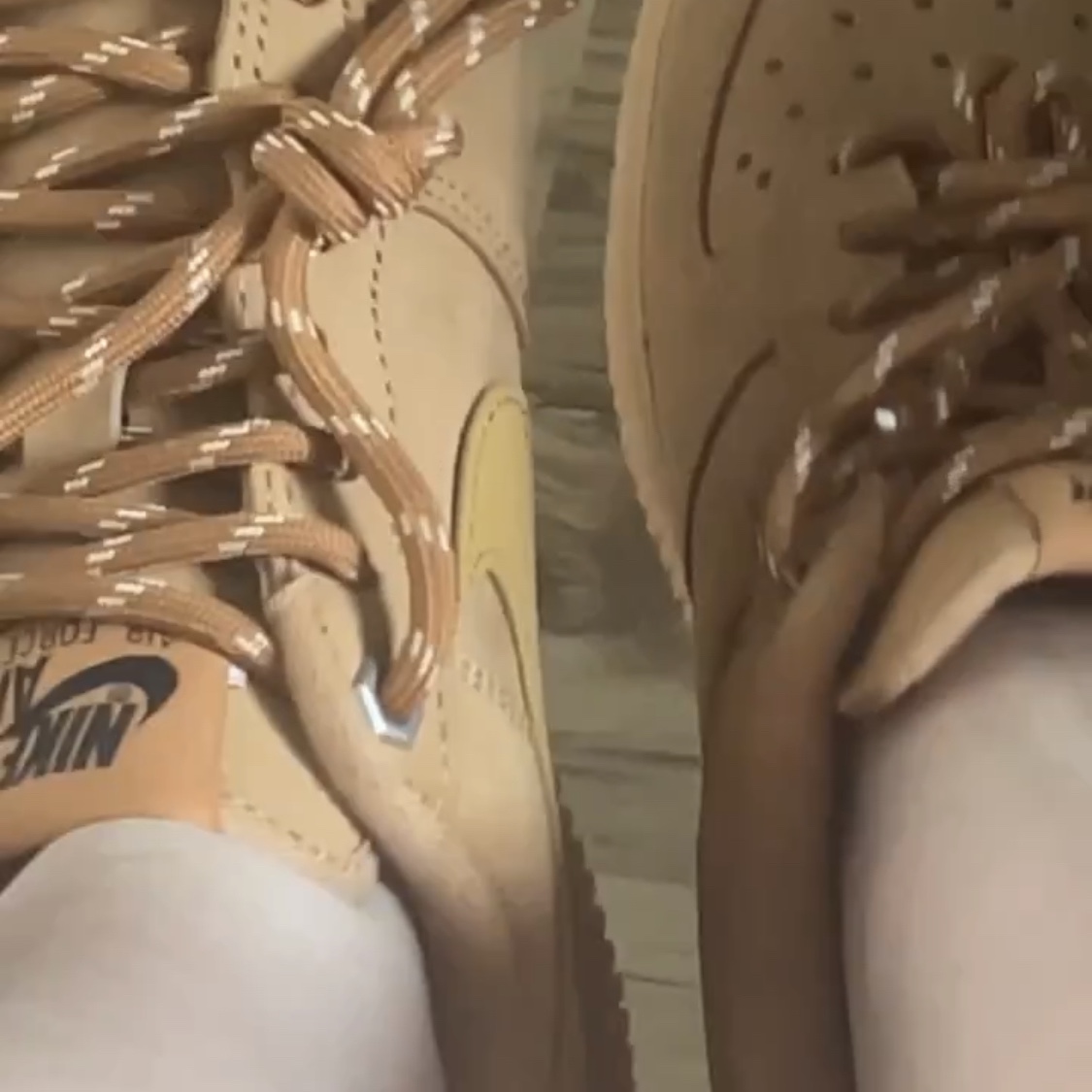 Nike Air Force 1 '07 WB Flax 착용 스타일