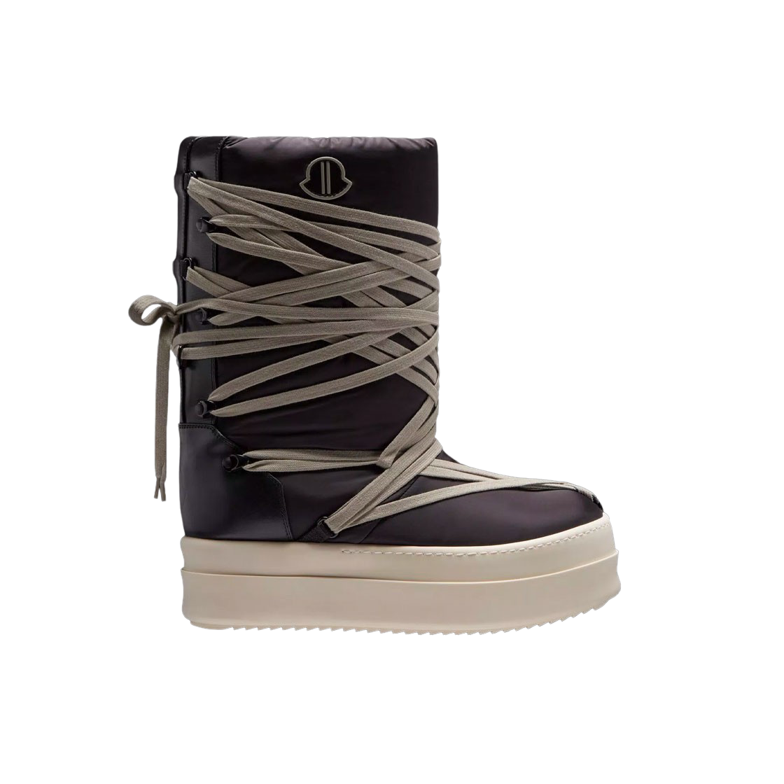 I2-09N-4H00020-M3863-999 Moncler x Rick Owens Bigrocks Boots Black - 23FW