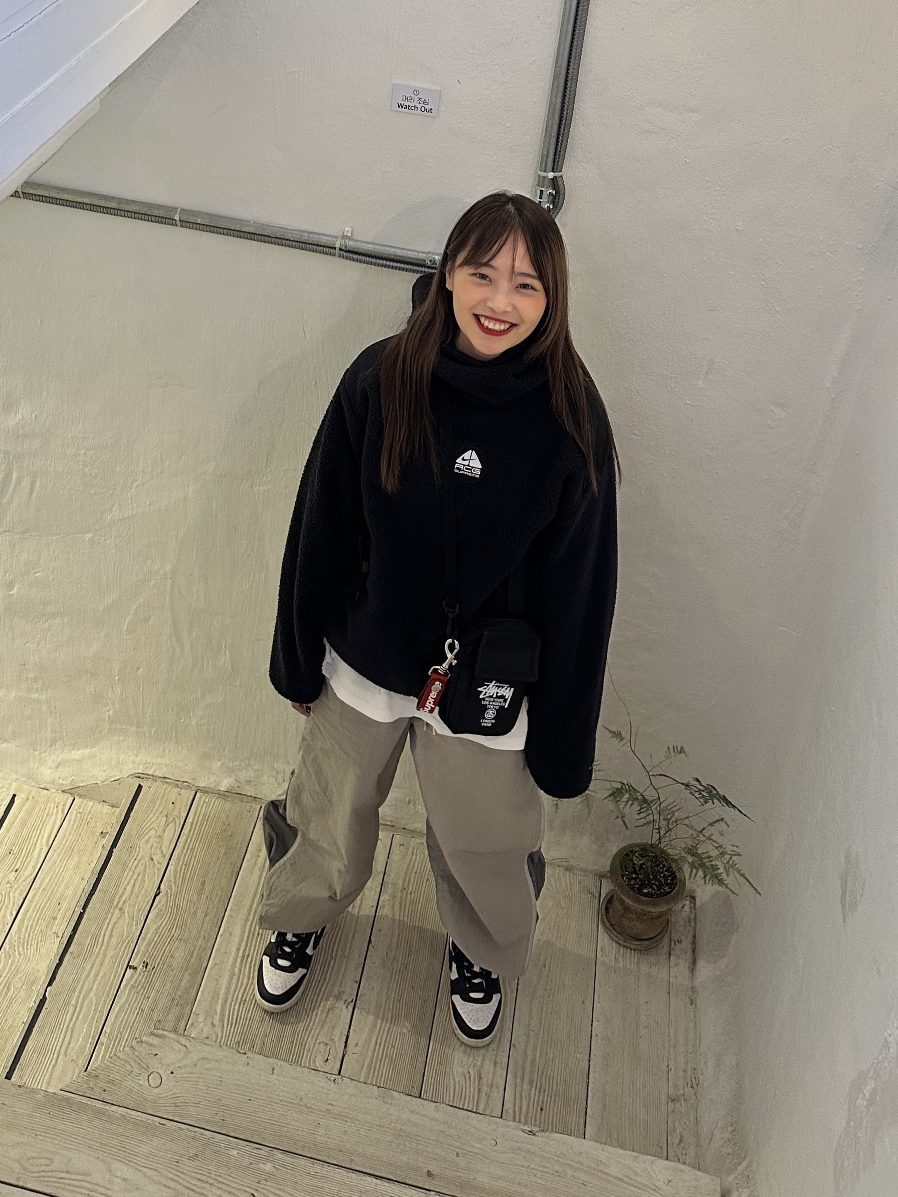 Nike x Ambush Dunk High Black, Supreme x Nike ACG Fleece Pullover Black - 22FW 착용 스타일 - 8