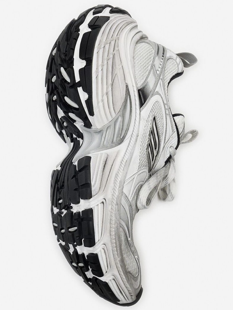 Balenciaga 10XL Sneakers White Black Grey, (W) Balenciaga 10XL Sneakers White Black Grey 착용 스타일 - 4