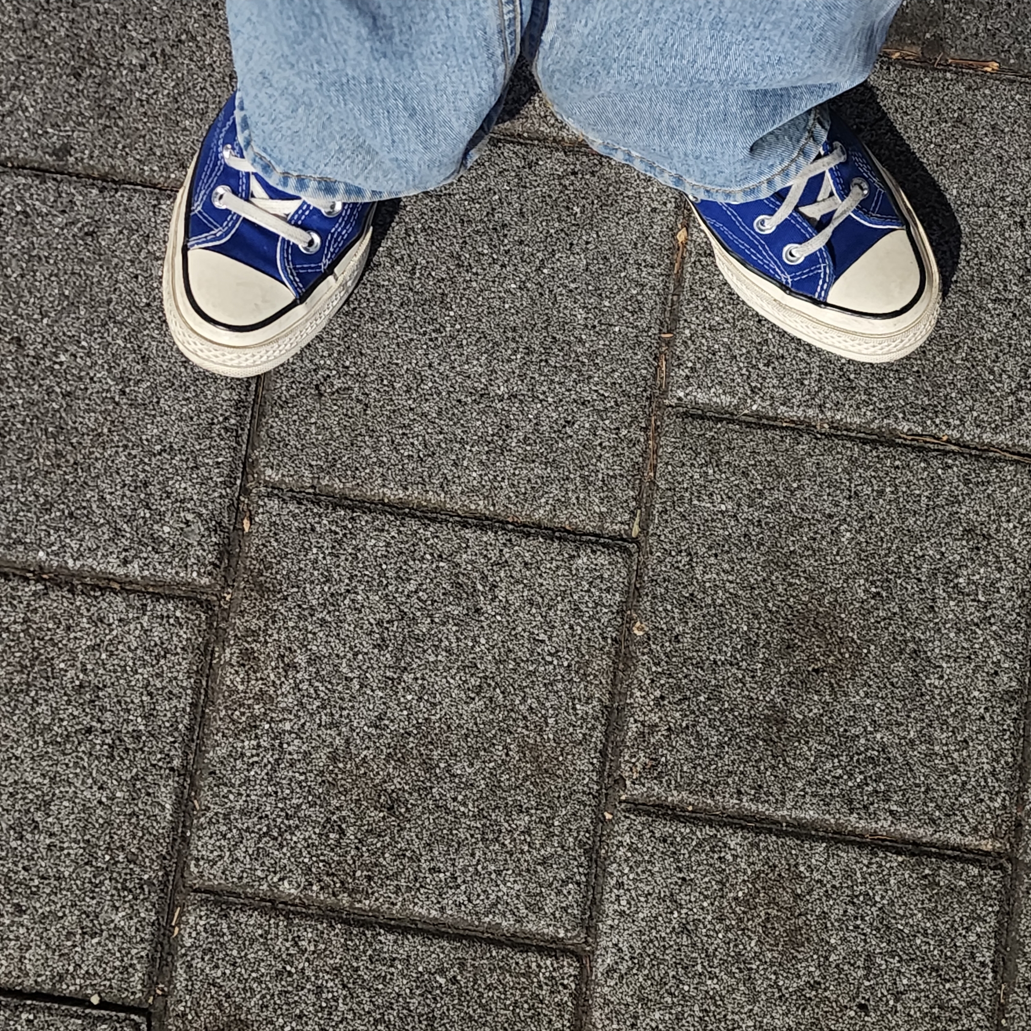 Converse Chuck 70 Ox Vintage Canvas Rush Blue 착용 스타일 - 2