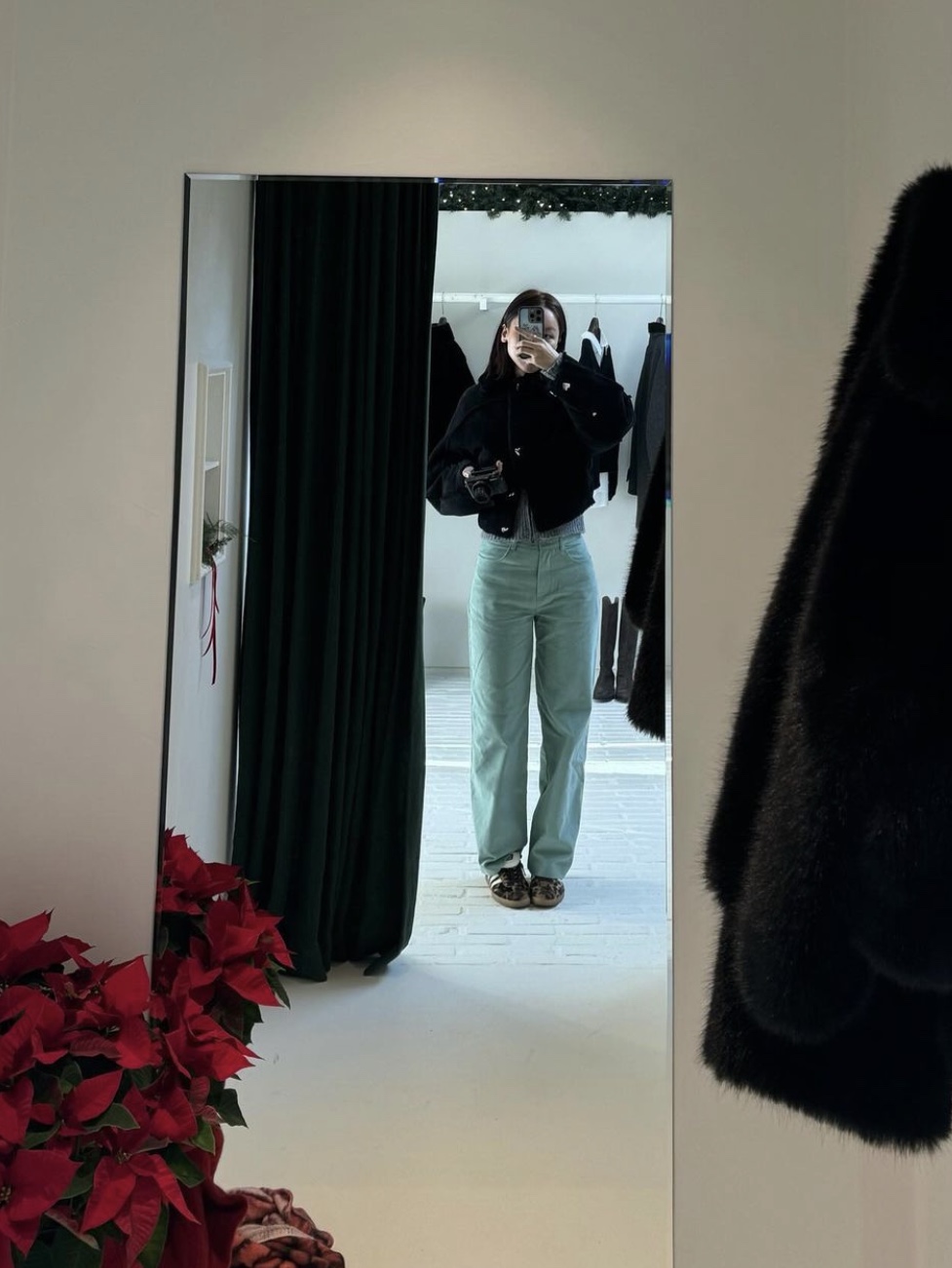 Adidas x Wales Bonner Pony Leo Samba Dark Brown Cream White 착용 스타일