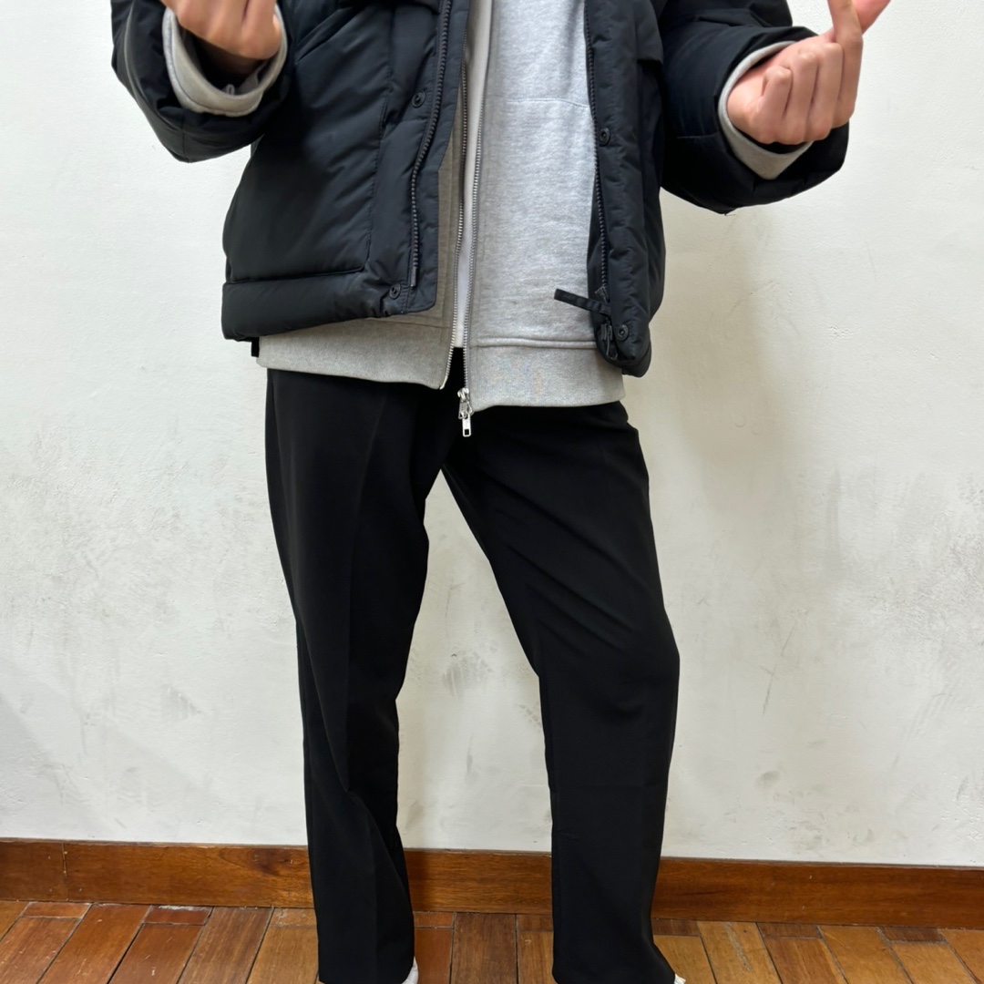 Nike Cortez White and Black 착용 스타일 - 1