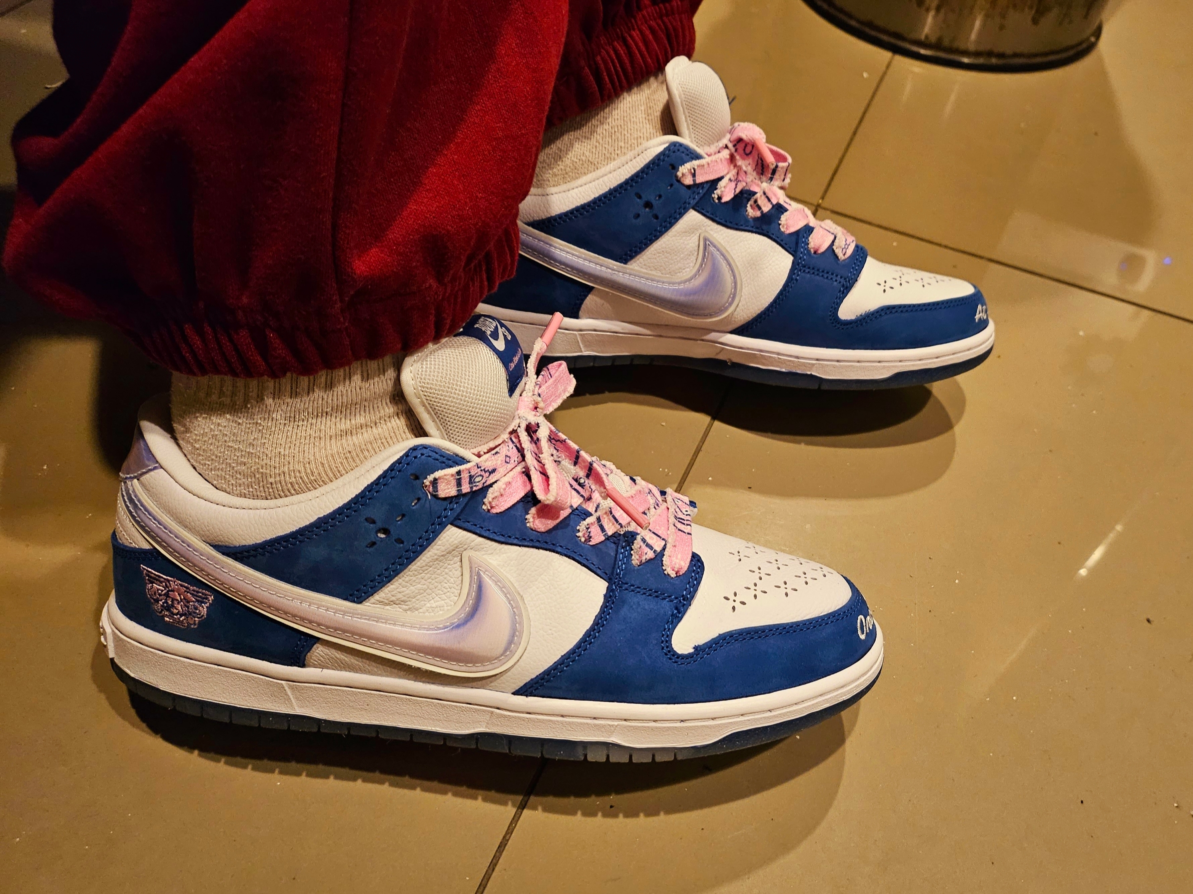 Nike x Born X Raised SB Dunk Low Pro QS One Block at a Time 착용 스타일 - 3