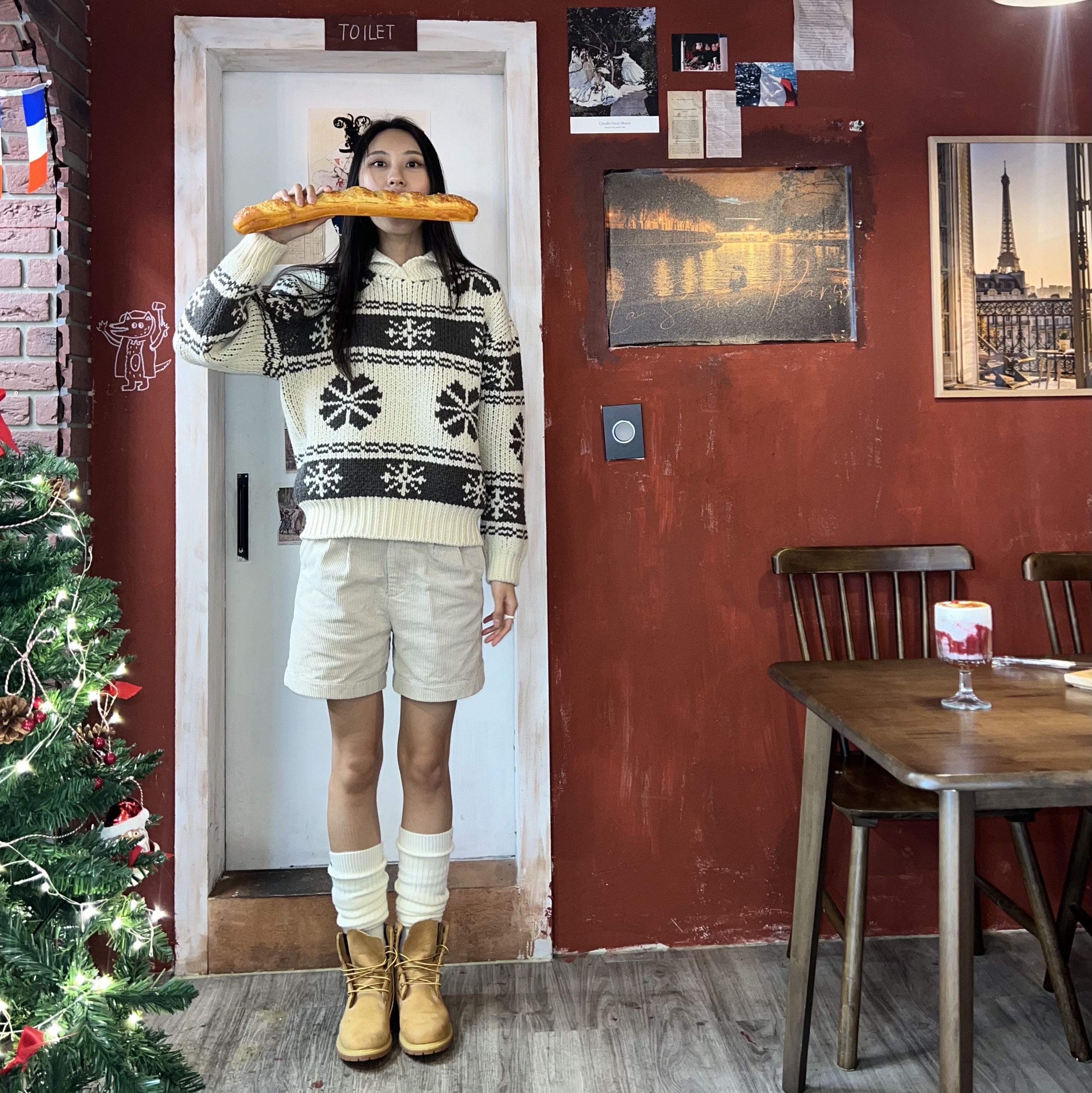 Timberland Premium 6 inch Waterproof Boot Wheat Nubuck - Wide 착용 스타일 - 2