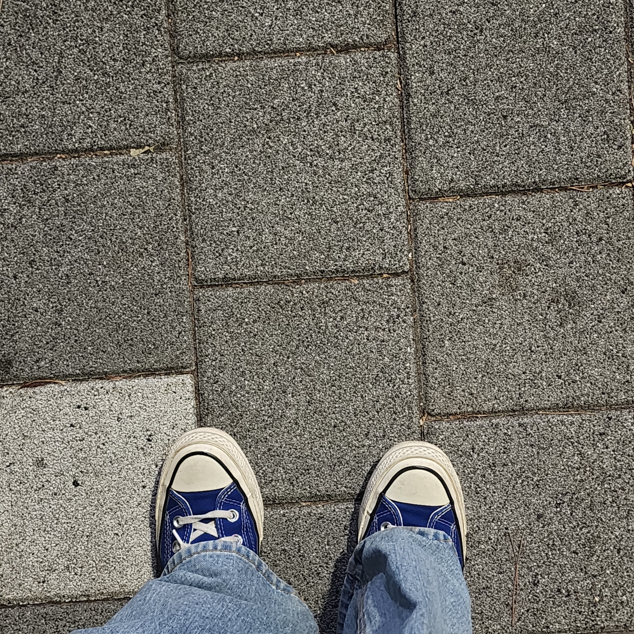 Converse Chuck 70 Ox Vintage Canvas Rush Blue 착용 스타일 - 1