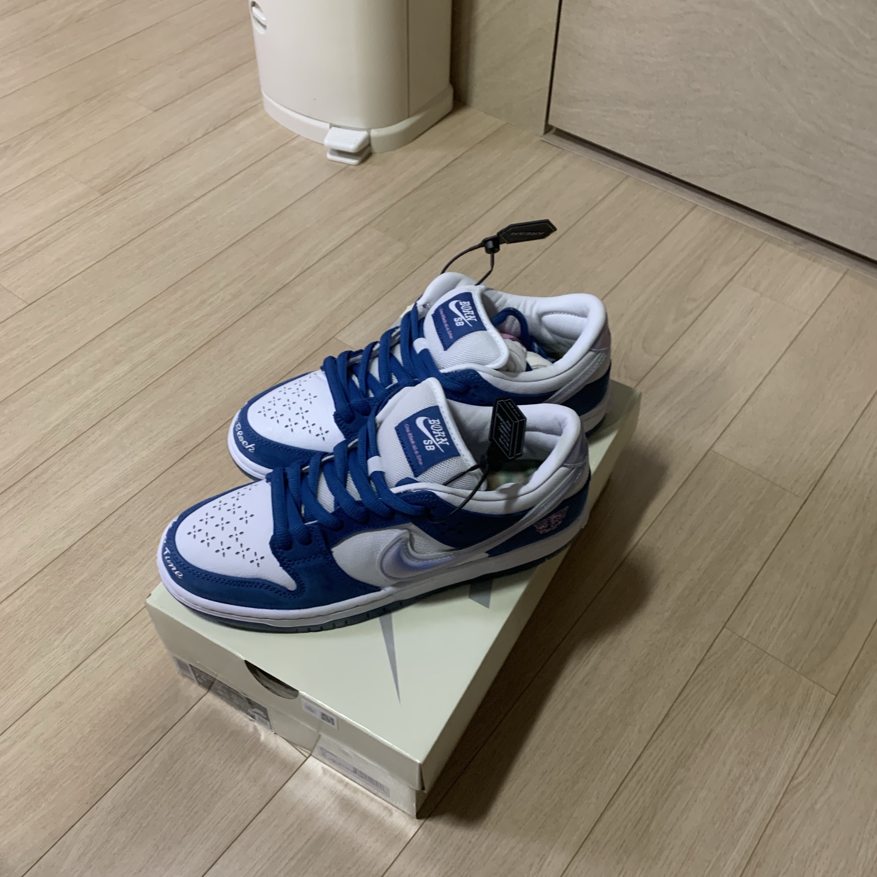 Nike x Born X Raised SB Dunk Low Pro QS One Block at a Time 착용 스타일 - 2