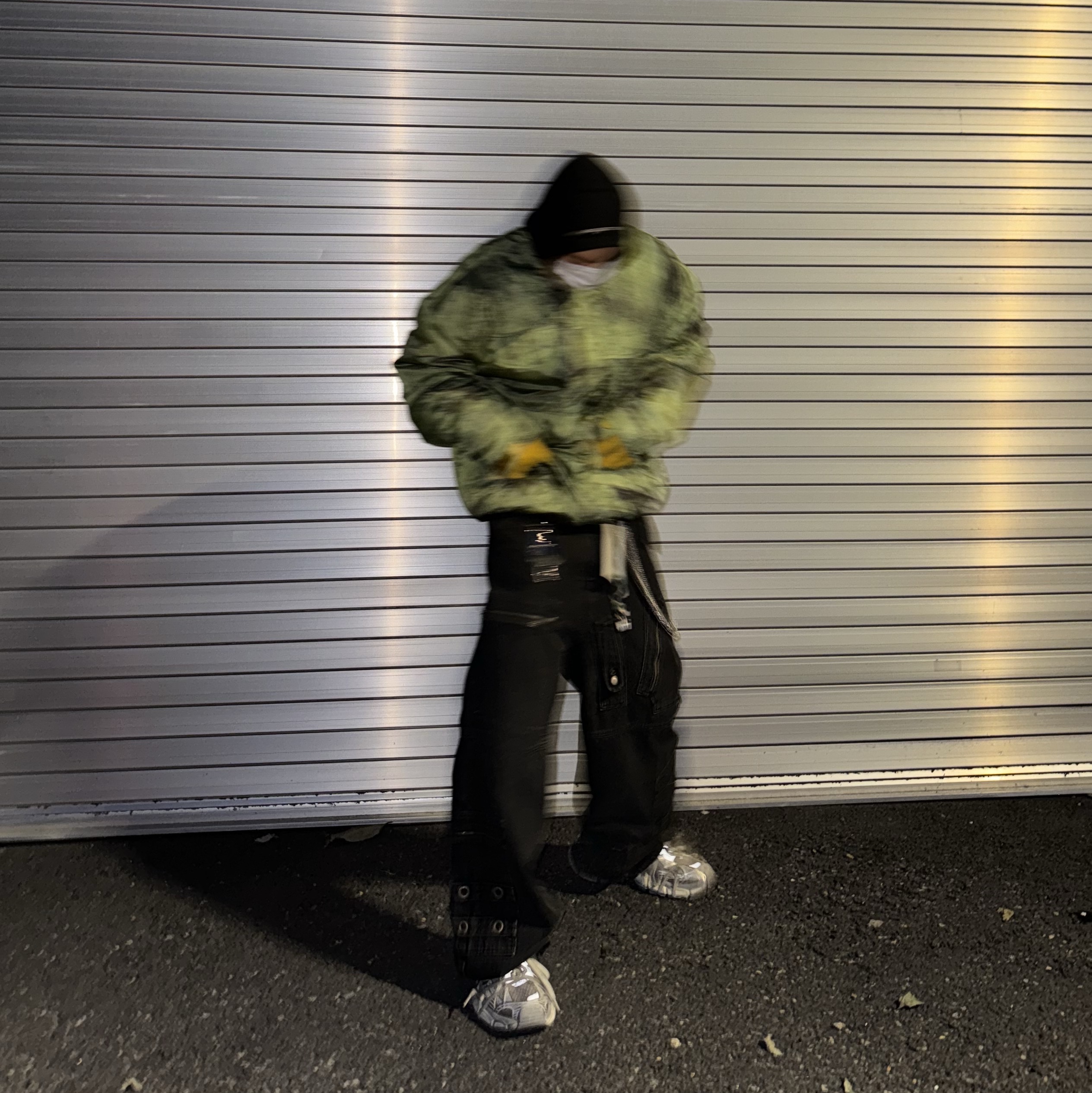 Project G/R Flight Denim Pants Black, Balenciaga 3XL Sneakers Light Beige 착용 스타일 - 7