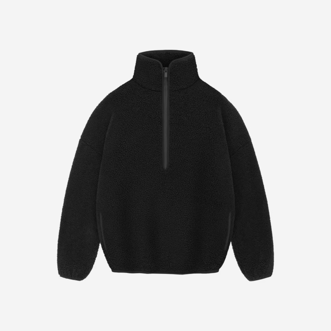 Adidas x Fear of God Athletics Hike Half Zip Black - KR Sizing 상세 이미지 1