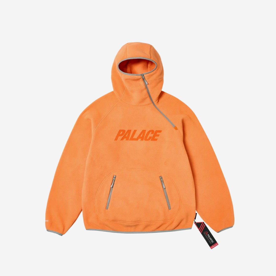 Palace Polartec Ninja Hood Tiger Orange - 23FW 상세 이미지 1