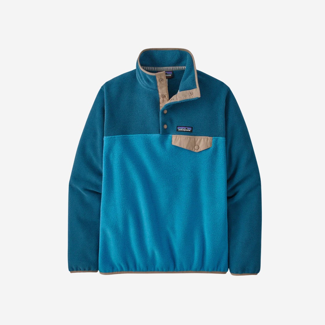 (W) Patagonia Lightweight Synchilla Snap-T Fleece Pullover Anacapa Blue 상세 이미지 1