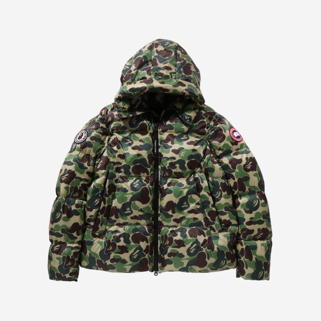 Canada Goose x BAPE Crofton Puffer Green 상세 이미지 1