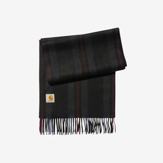 칼하트 WIP 오리건 스카프 보르도 스타코 스트라이프 | Carhartt WIP | KREAM Carhartt WIP Oregon Scarf Bordeaux Starco Stripe