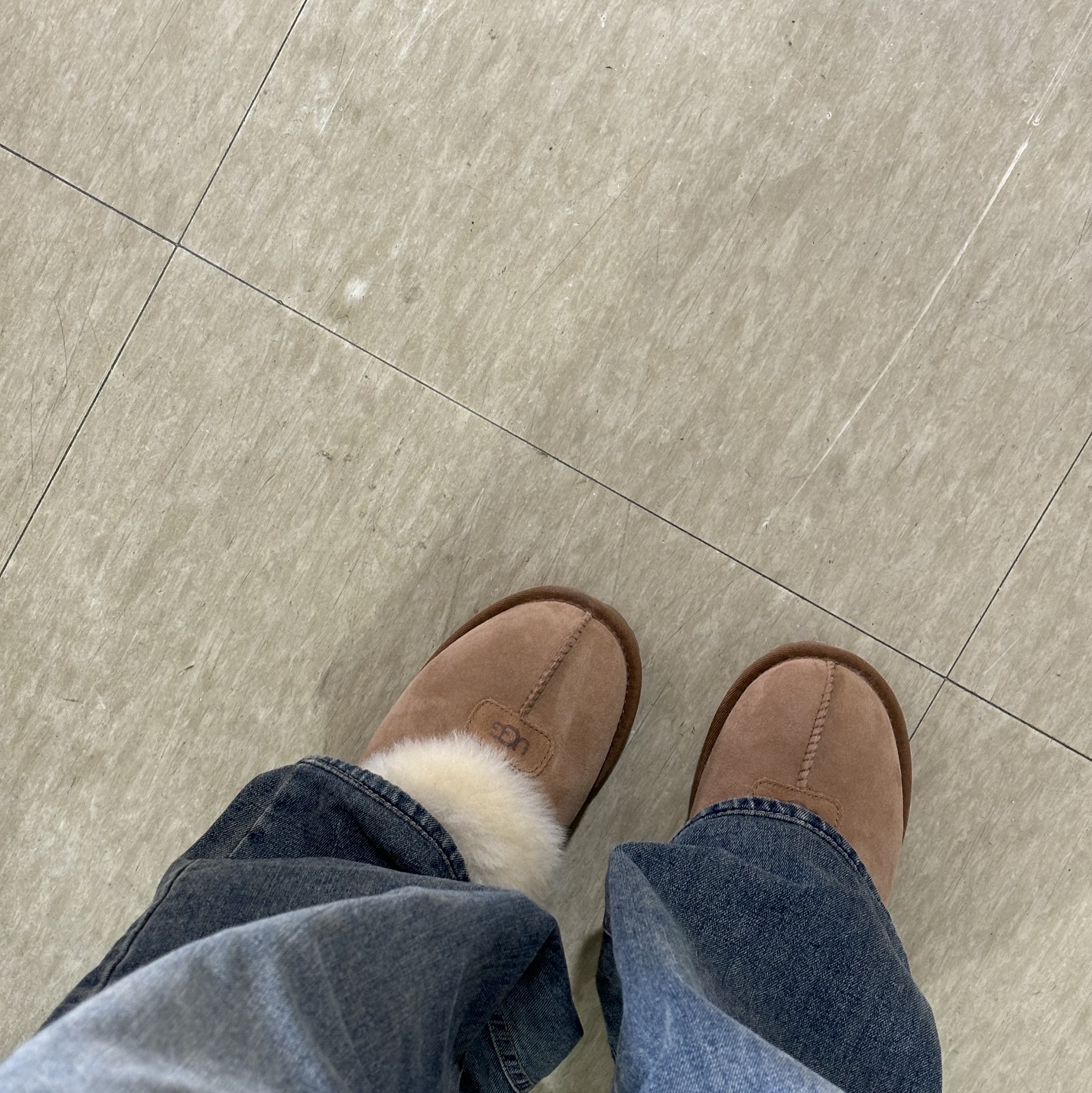 (W) UGG Coquette Slipper Chestnut 착용 스타일