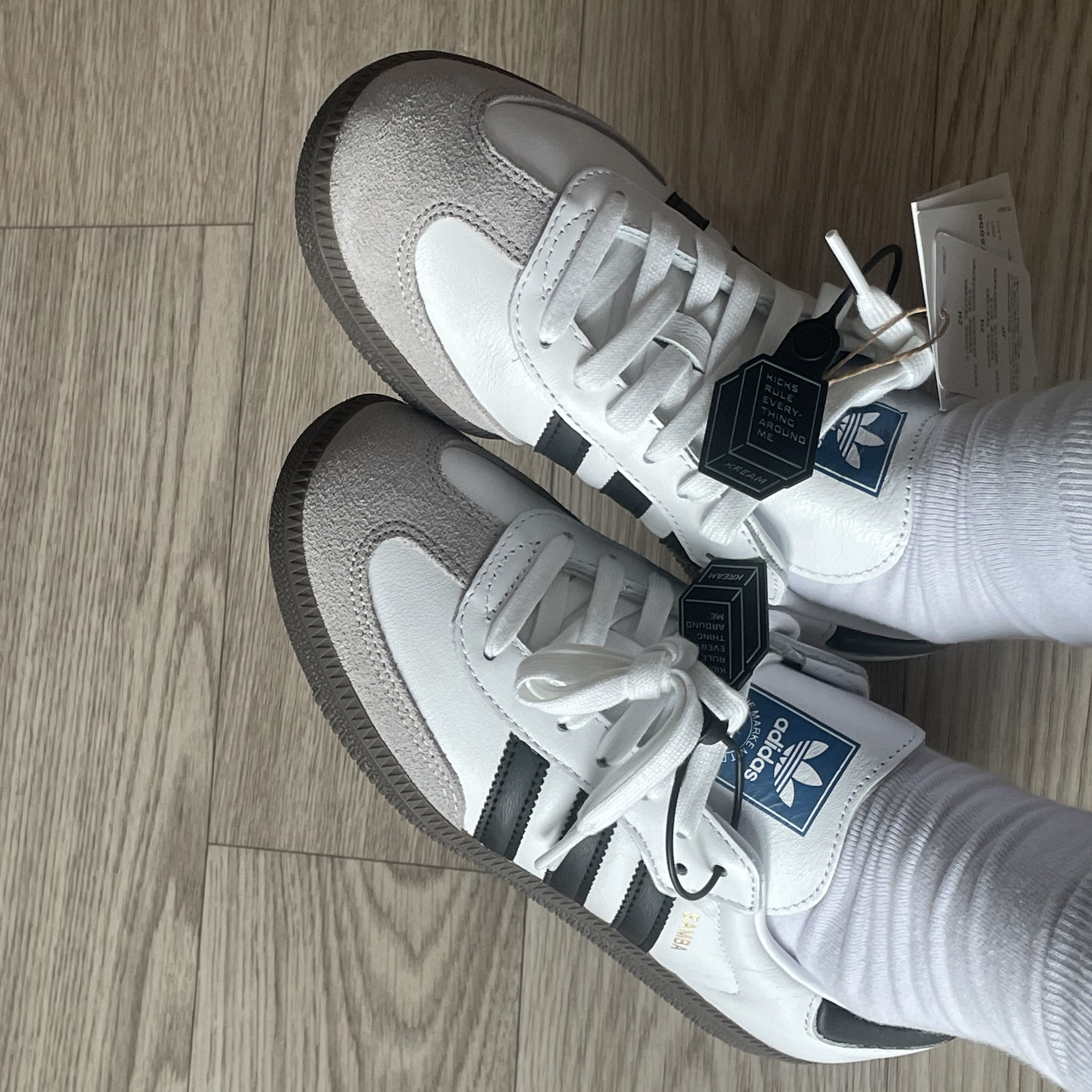Adidas Samba OG Cloud White 착용 스타일