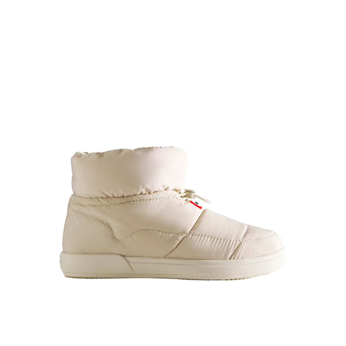 (W) Hunter In Out Puffer Booties Canvas Cream
