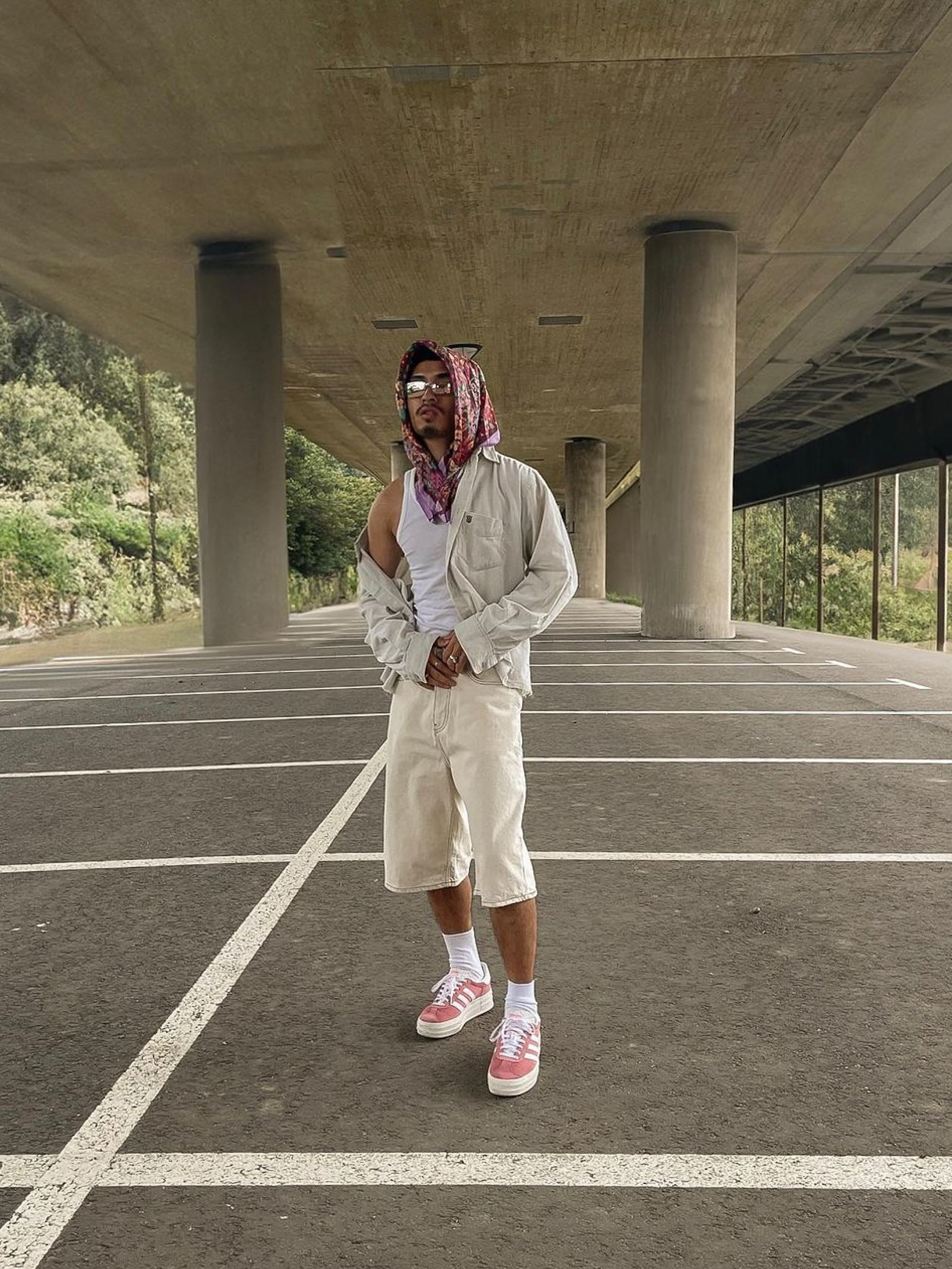 (W) Adidas Gazelle Indoor Bliss Pink, (W) Nike Air Force 1 Fontanka Pink Foam 착용 스타일 - 5