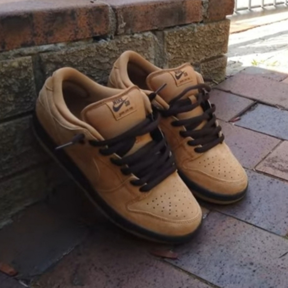 Nike SB Dunk Low Pro Wheat 2023 착용 스타일 - 1