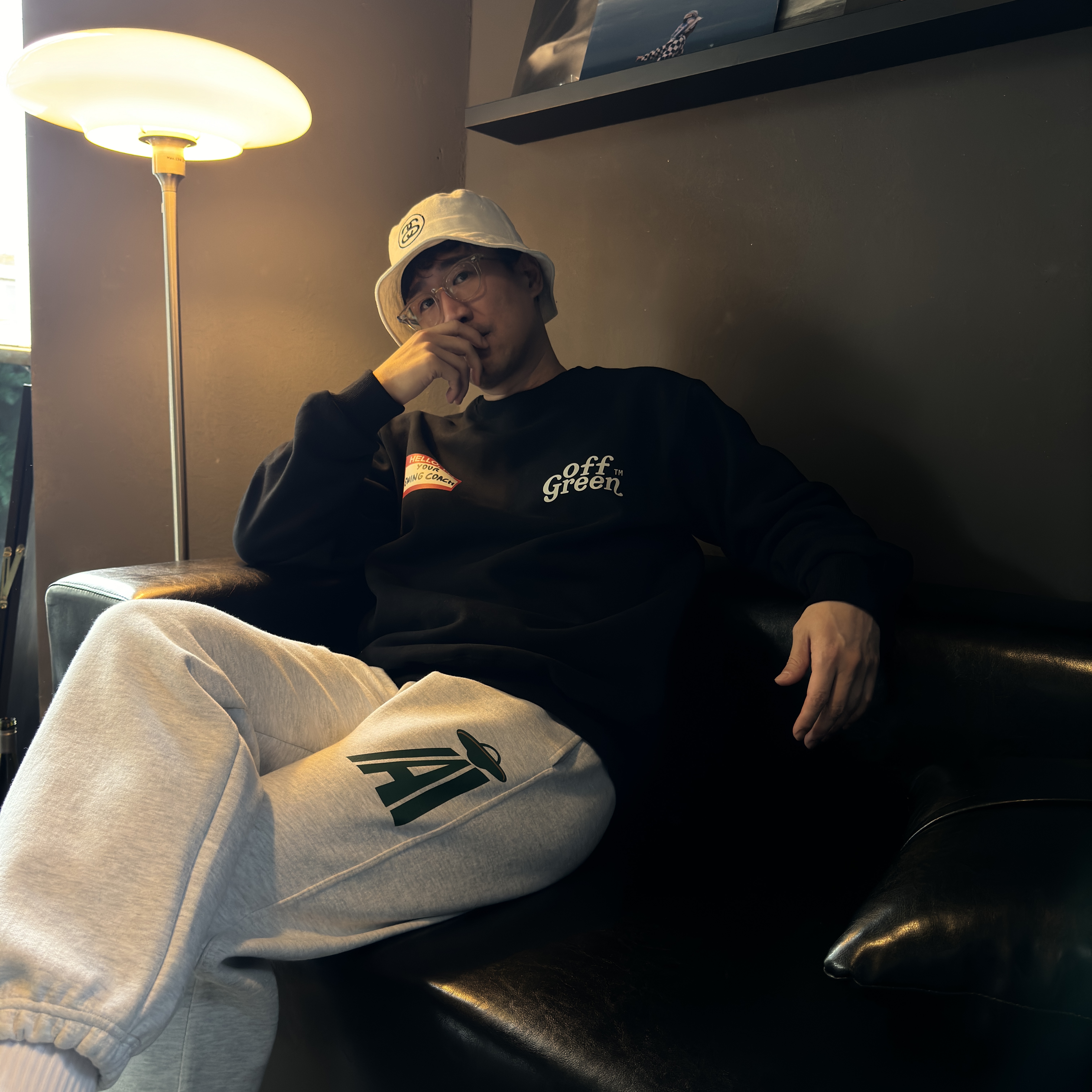 Nike x Ambush Air Force 1 Low SP Pine Green and Citron 착용 스타일 - 2