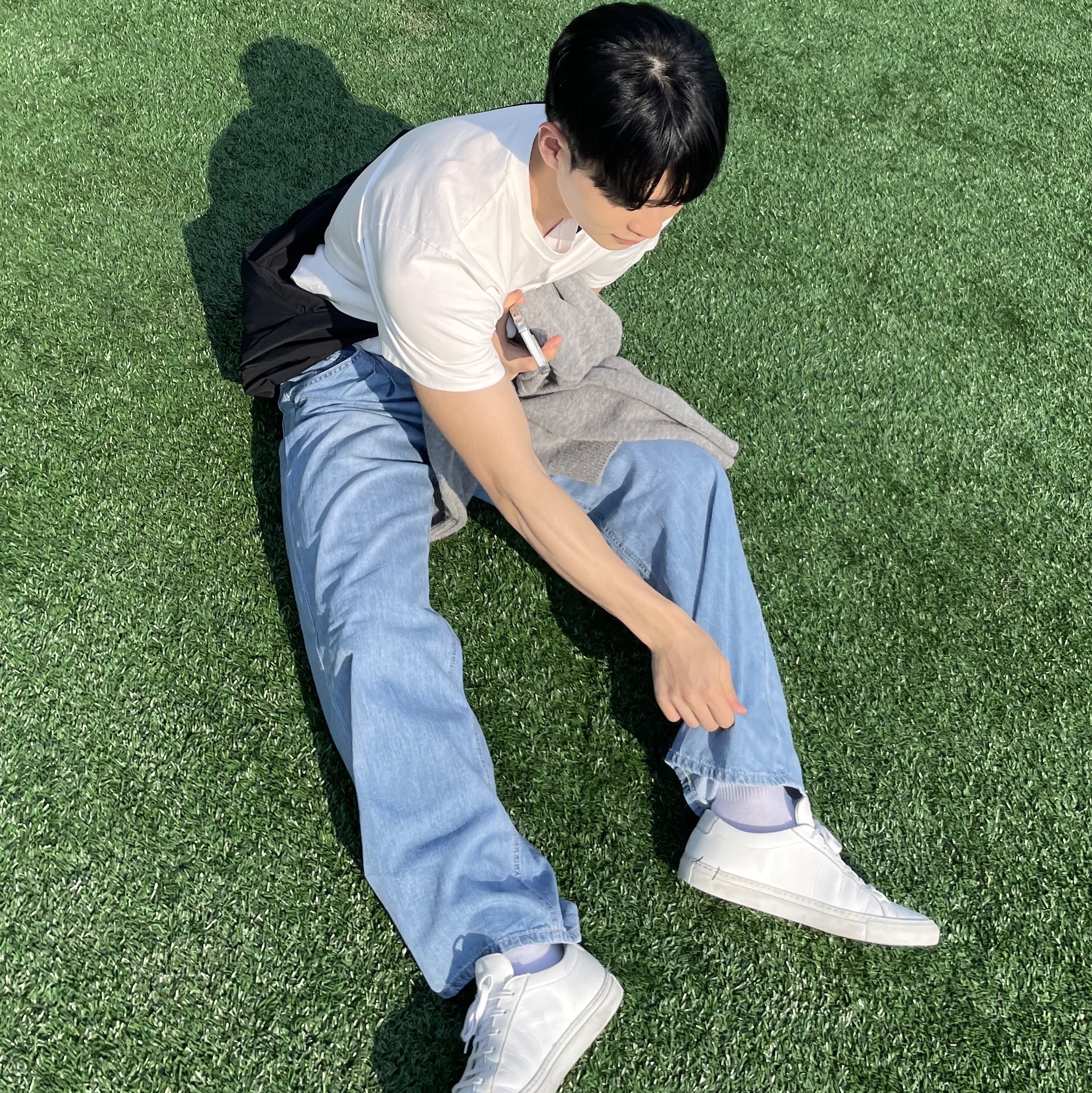 Common Projects Original Achilles Low White 착용 스타일