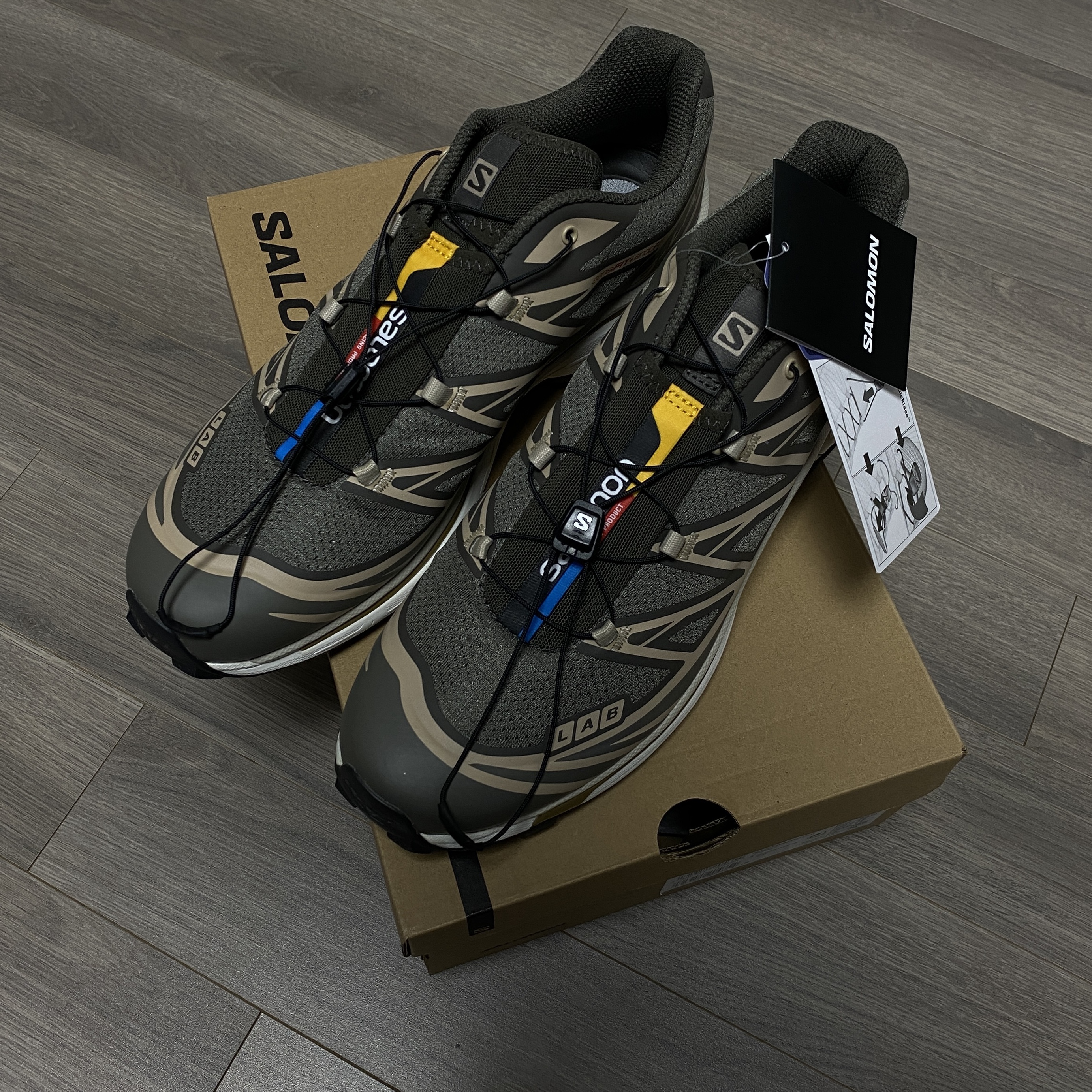 Salomon XT-6 Beluga Pewter 착용 스타일
