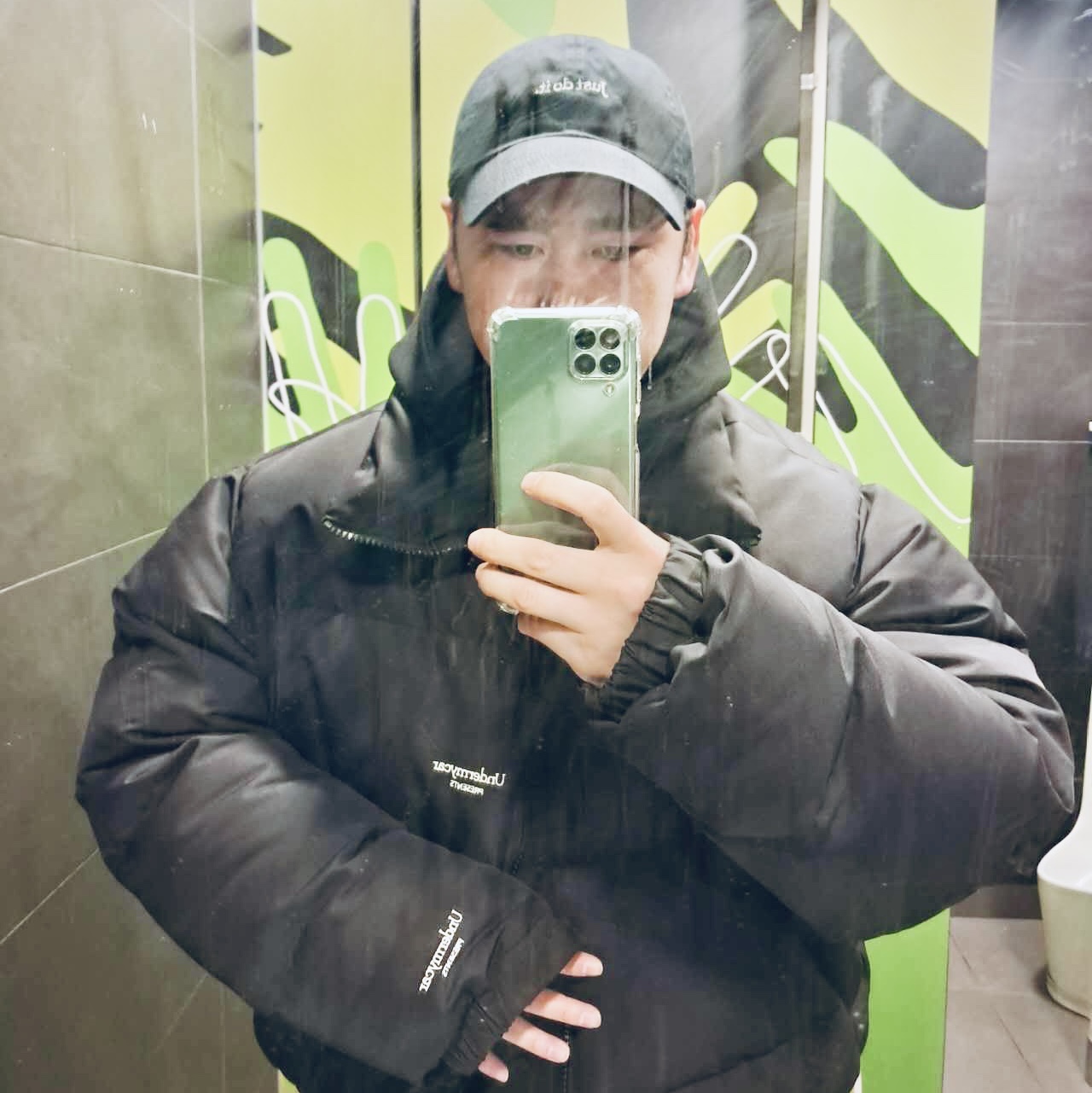 Nike Club Unstructured Tennis Cap Black White, Undermycar Mu.10 Anti Fxxking Logo Play Oversized Bonded Hoodie Black 착용 스타일 - 2