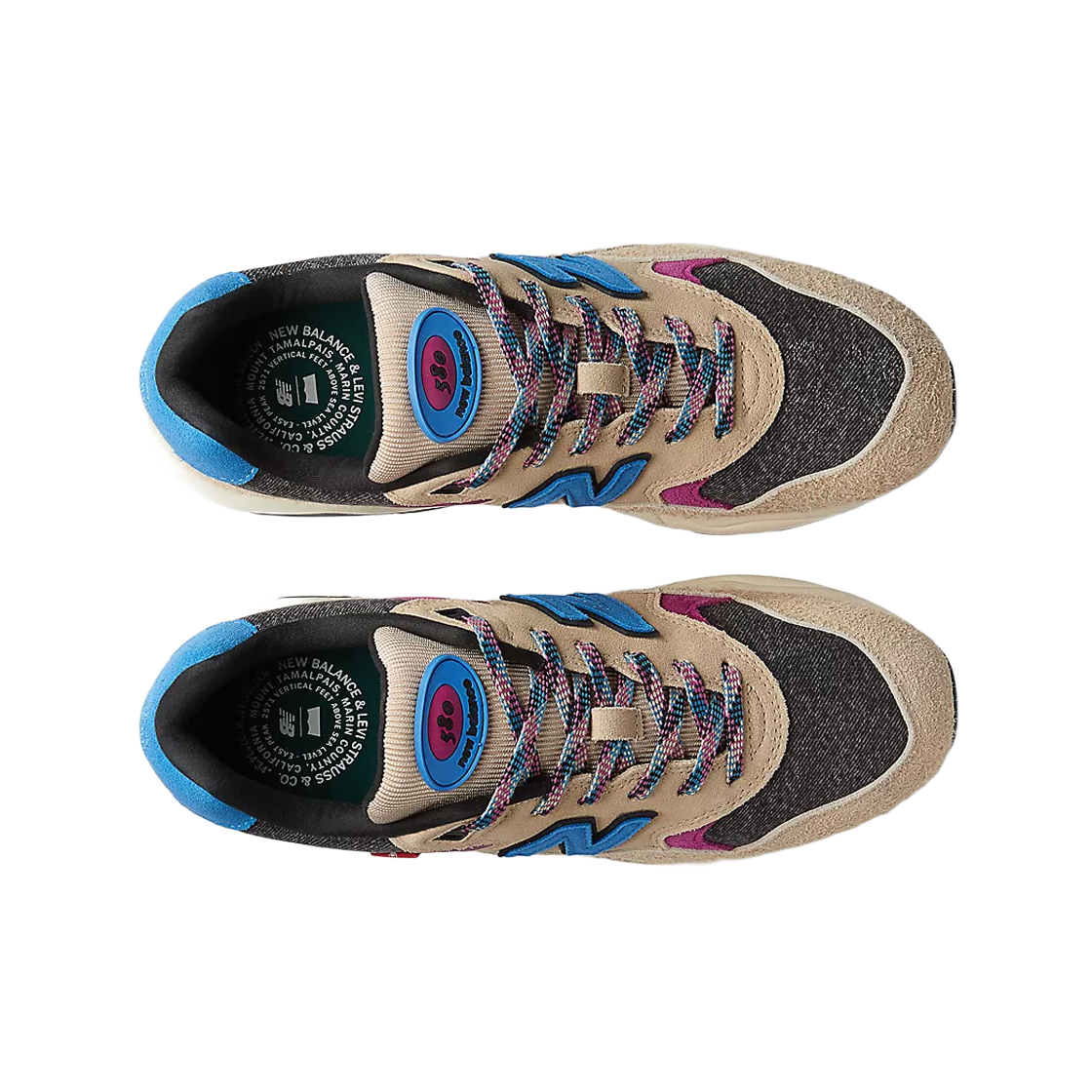 뉴발란스 x 리바이스 MT580 베이지 블랙(New Balance x Levi's MT580 Beige Black) - 2