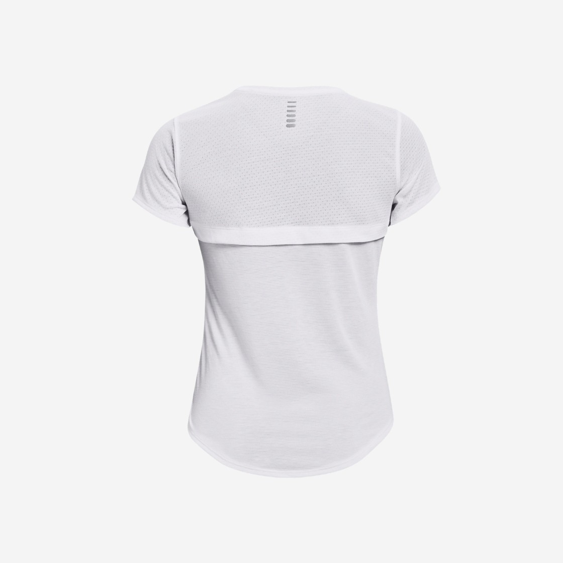 (W) Under Armour Streaker Run Short Sleeve White Reflective 상세 이미지 2