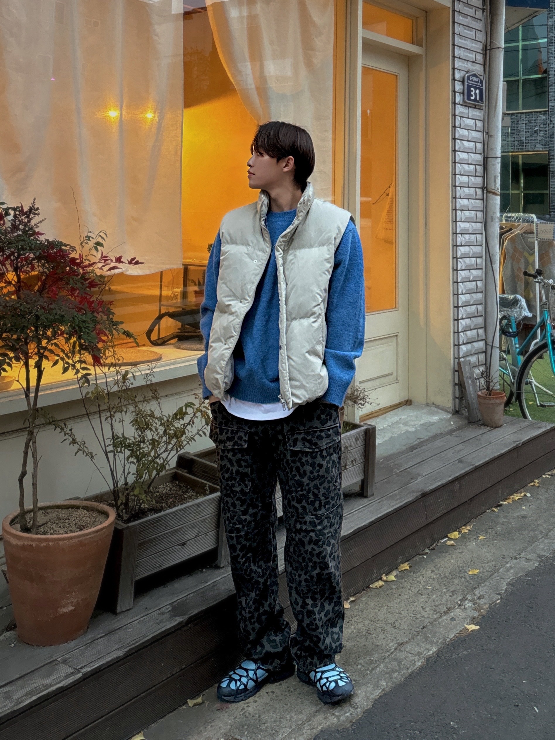 Nike Air Kukini Worn Blue Obsidian 착용 스타일 - 1