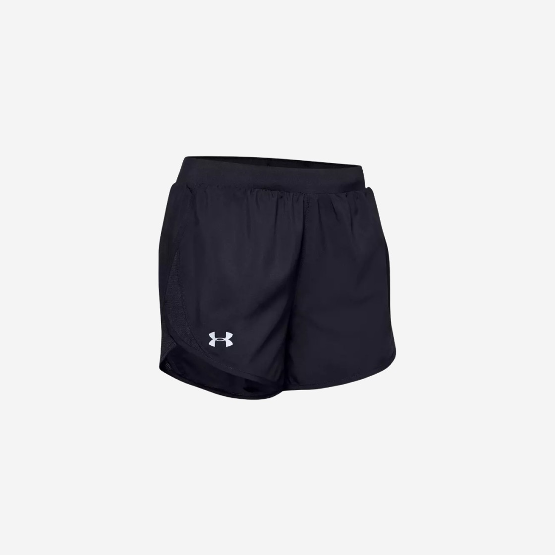 (W) Under Armour Fly-By 2.0 Shorts Black Reflective 상세 이미지 1