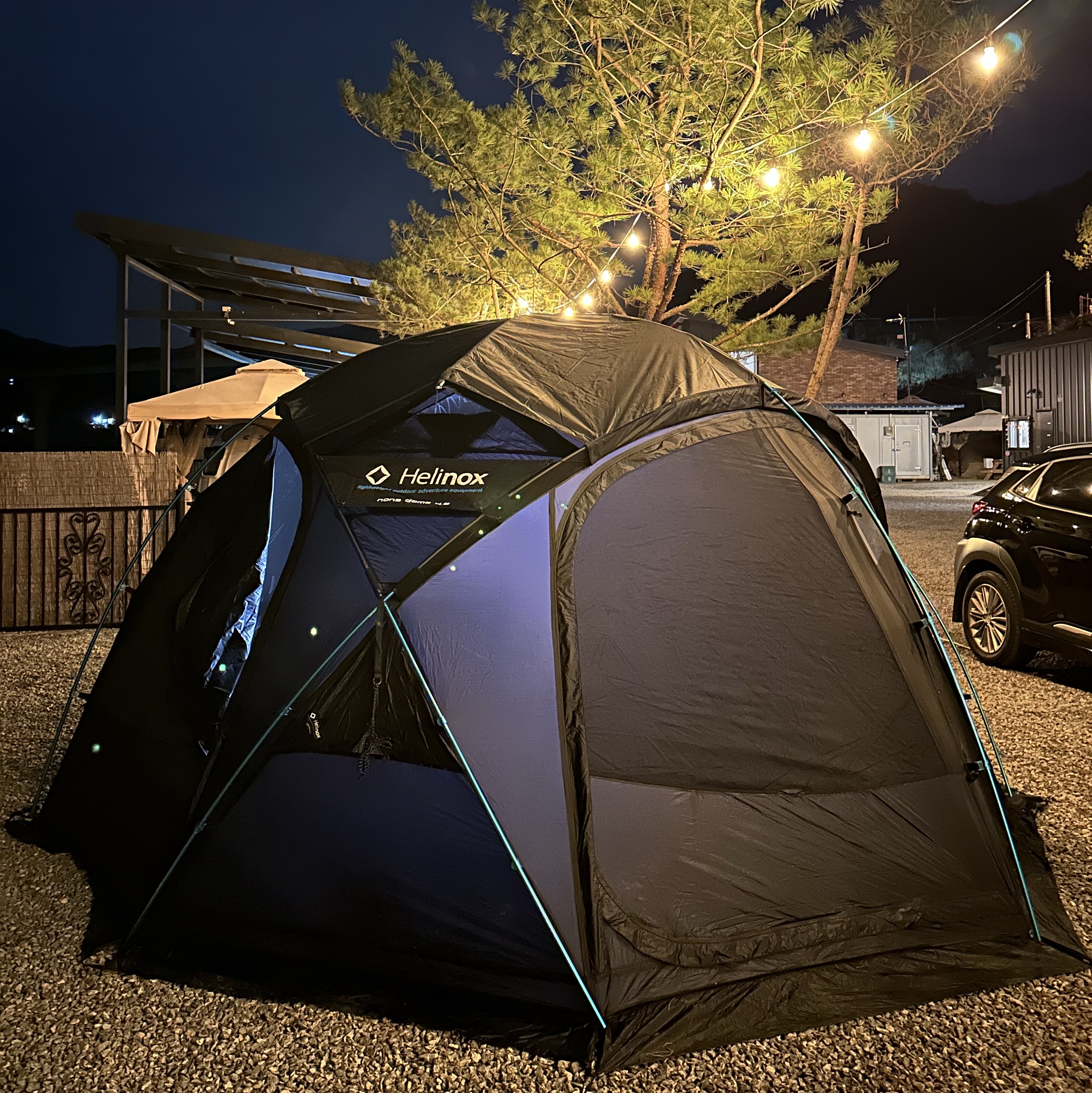 Helinox Nona Dome 4.0 Black 착용 스타일 - 1