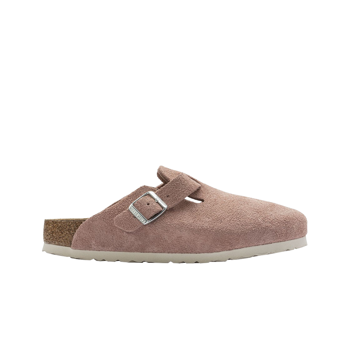 버켄스탁 보스턴 소프트 풋베드 스웨이드 레더 핑크 클레이 - 레귤러(Birkenstock Boston Soft Footbed Suede Leather Pink Clay - Regular)