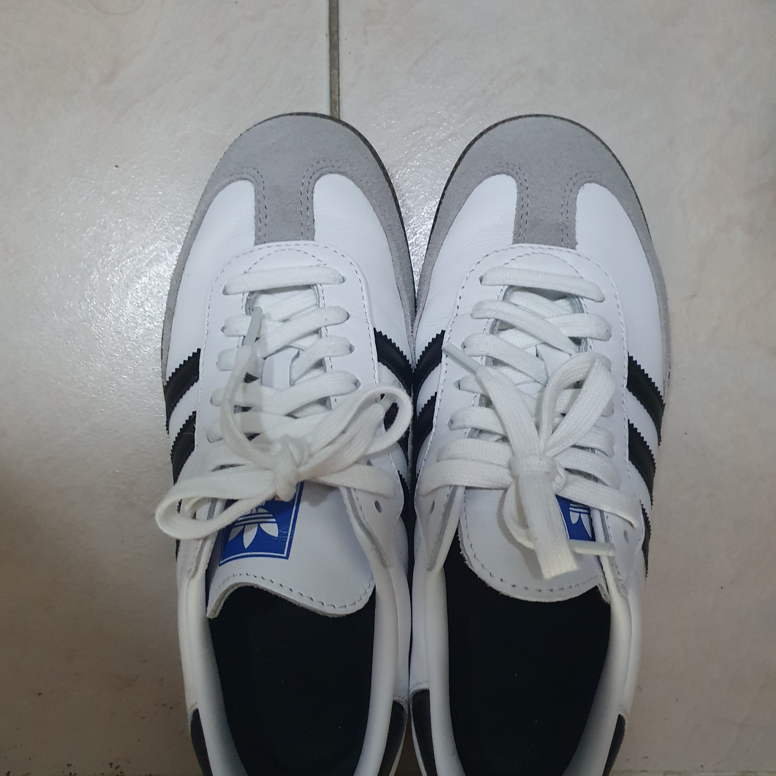 Adidas Samba OG Cloud White 착용 스타일