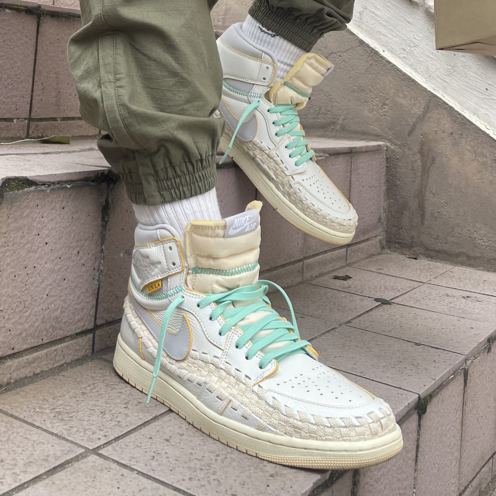 Jordan 1 x Bephies Beauty Supply x Union Retro High OG SP Summer '96 착용 스타일 - 2