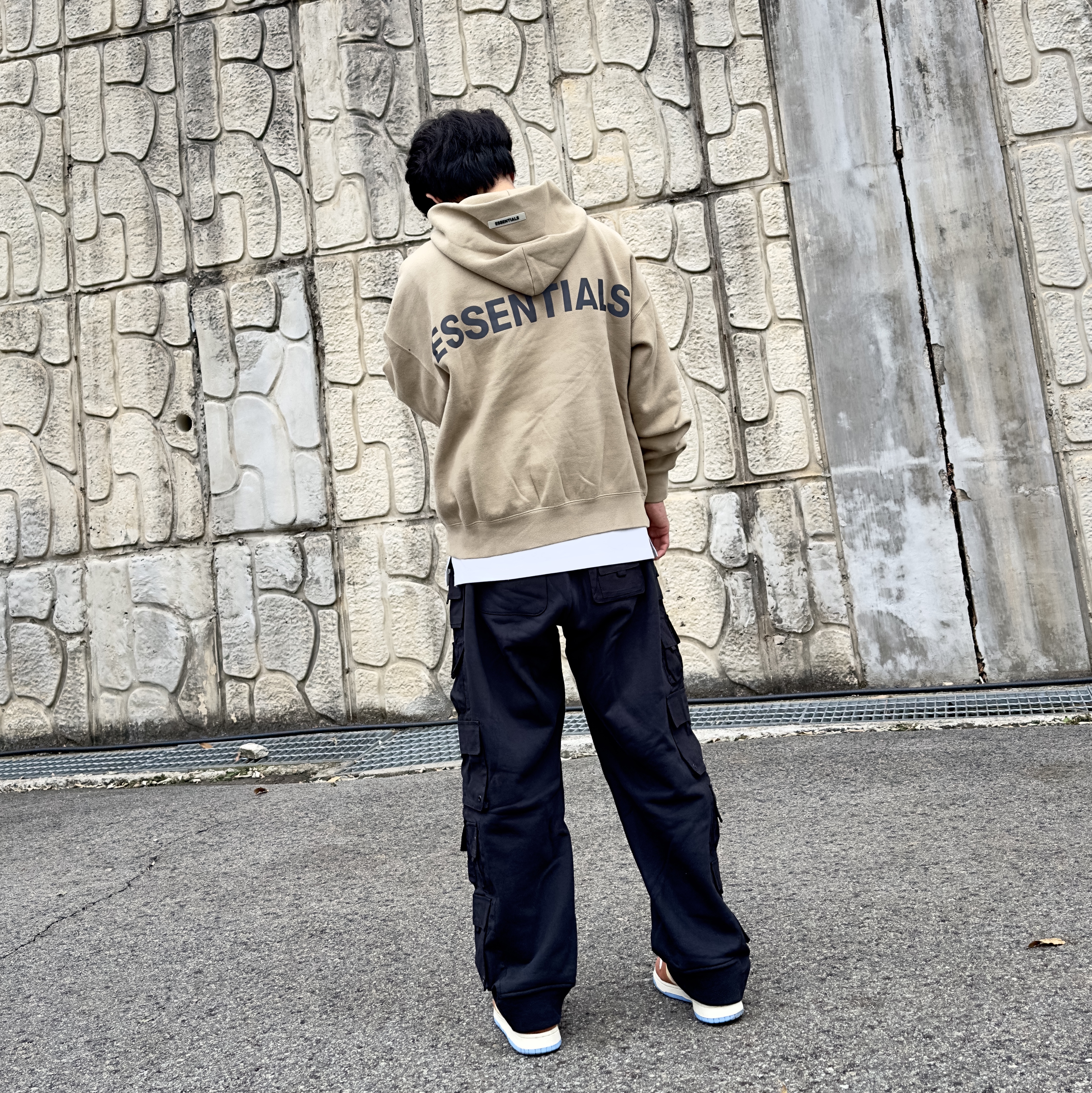 Nike x Peaceminusone Wide Pants Black (DR0096-010), Nike x Social Status Dunk Mid Free Lunch Chocolate Milk 착용 스타일 - 2