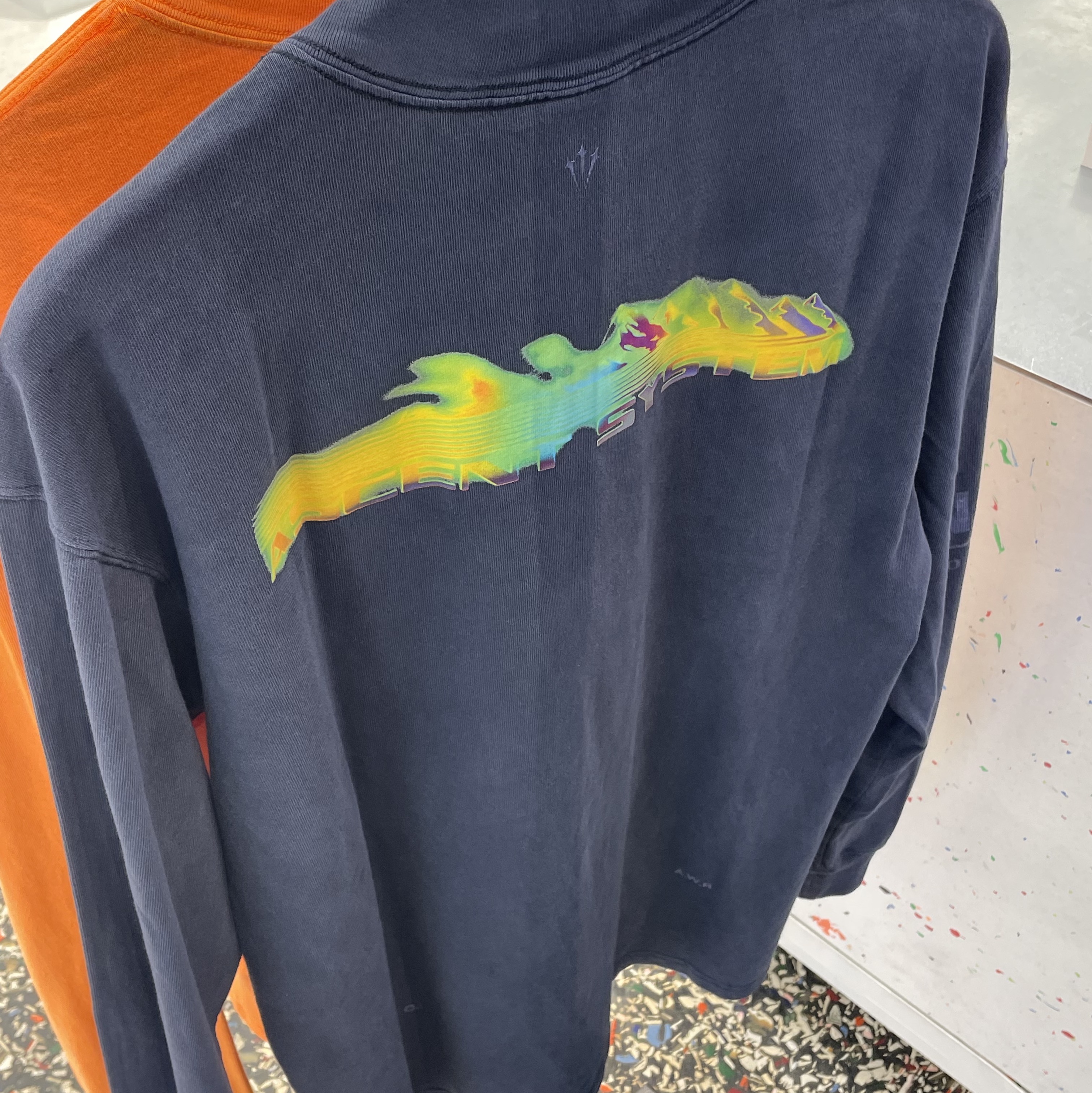 Nike x Drake Nocta 8K Peaks Long Sleeve Mock Dark Obsidian (FQ6556-451) 착용 스타일