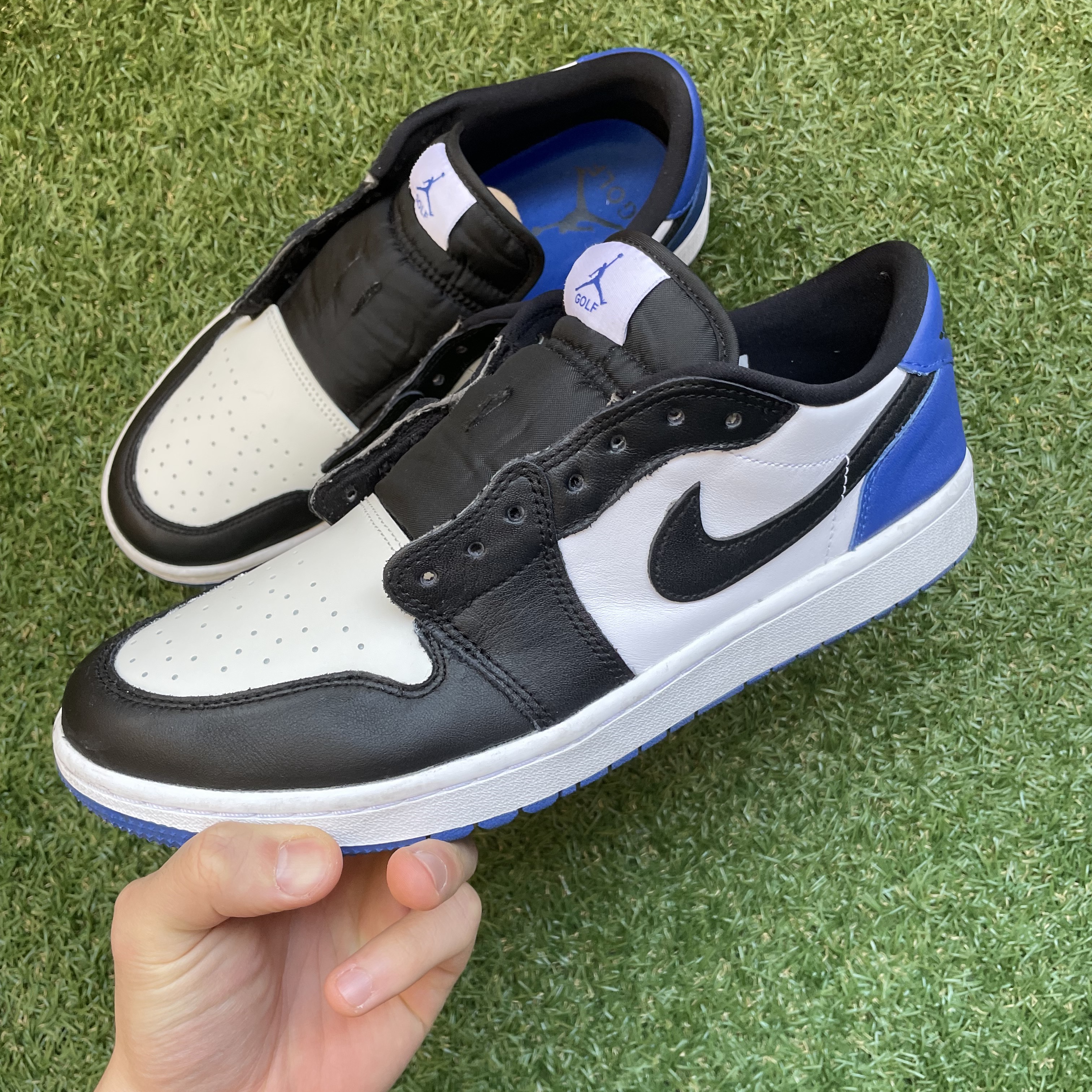 Jordan 1 Low Golf Sport Royal 착용 스타일 - 3