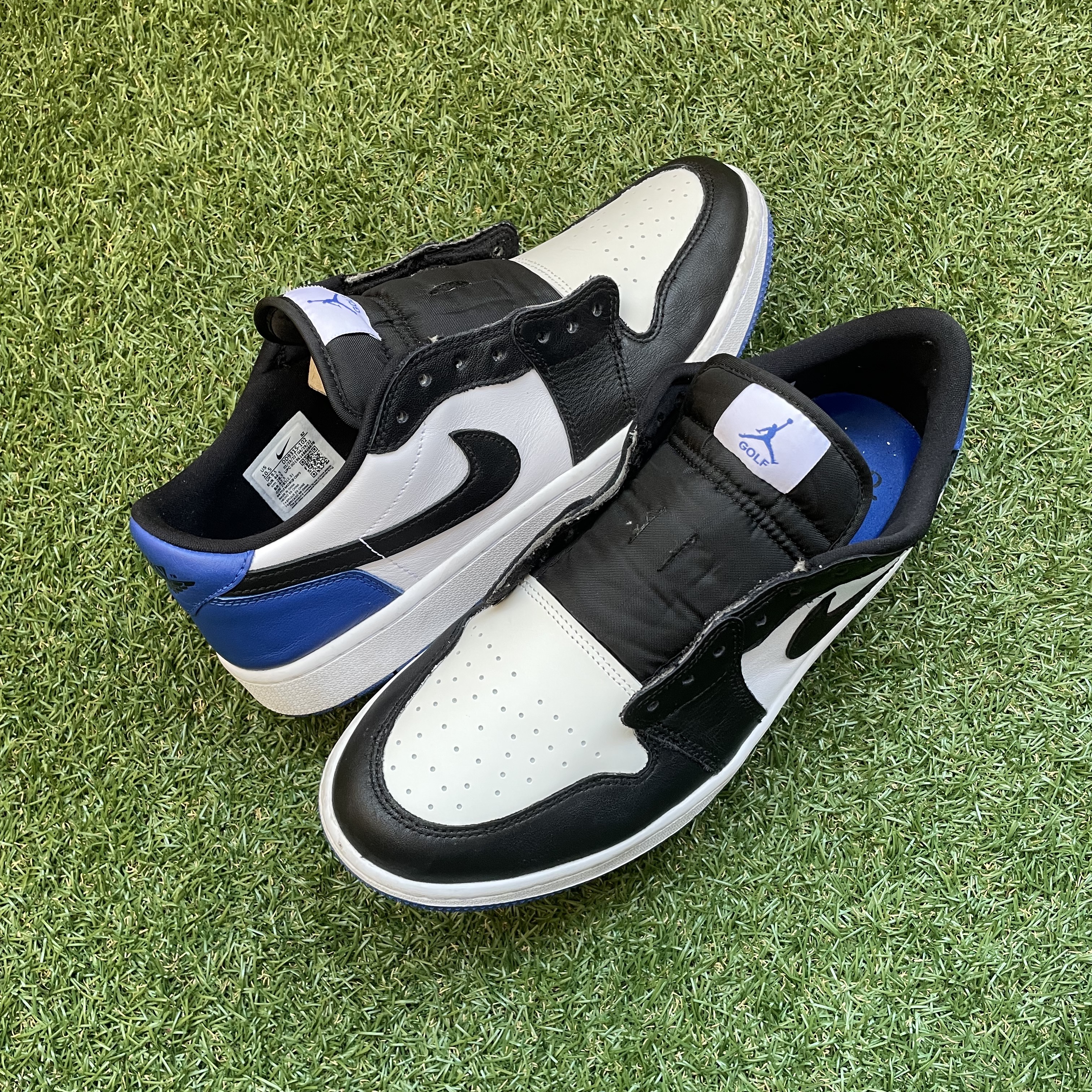 Jordan 1 Low Golf Sport Royal 착용 스타일 - 1
