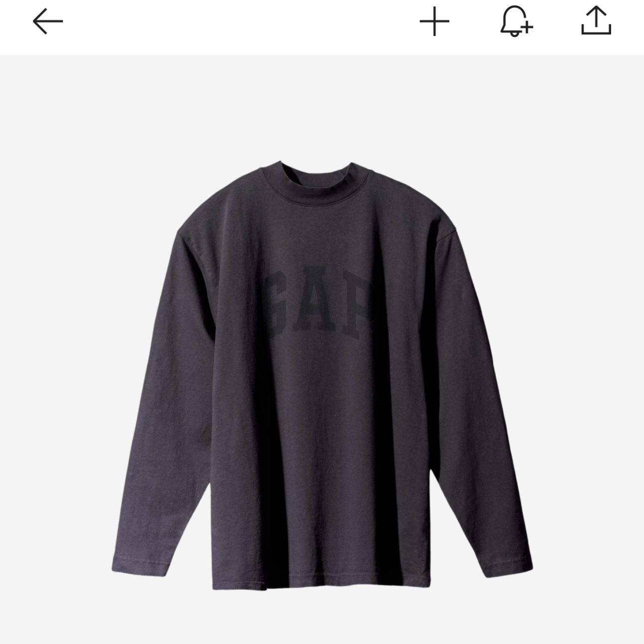 Yeezy Gap Engineered By Balenciaga Dove Long Sleeve T-Shirt Black 착용 스타일