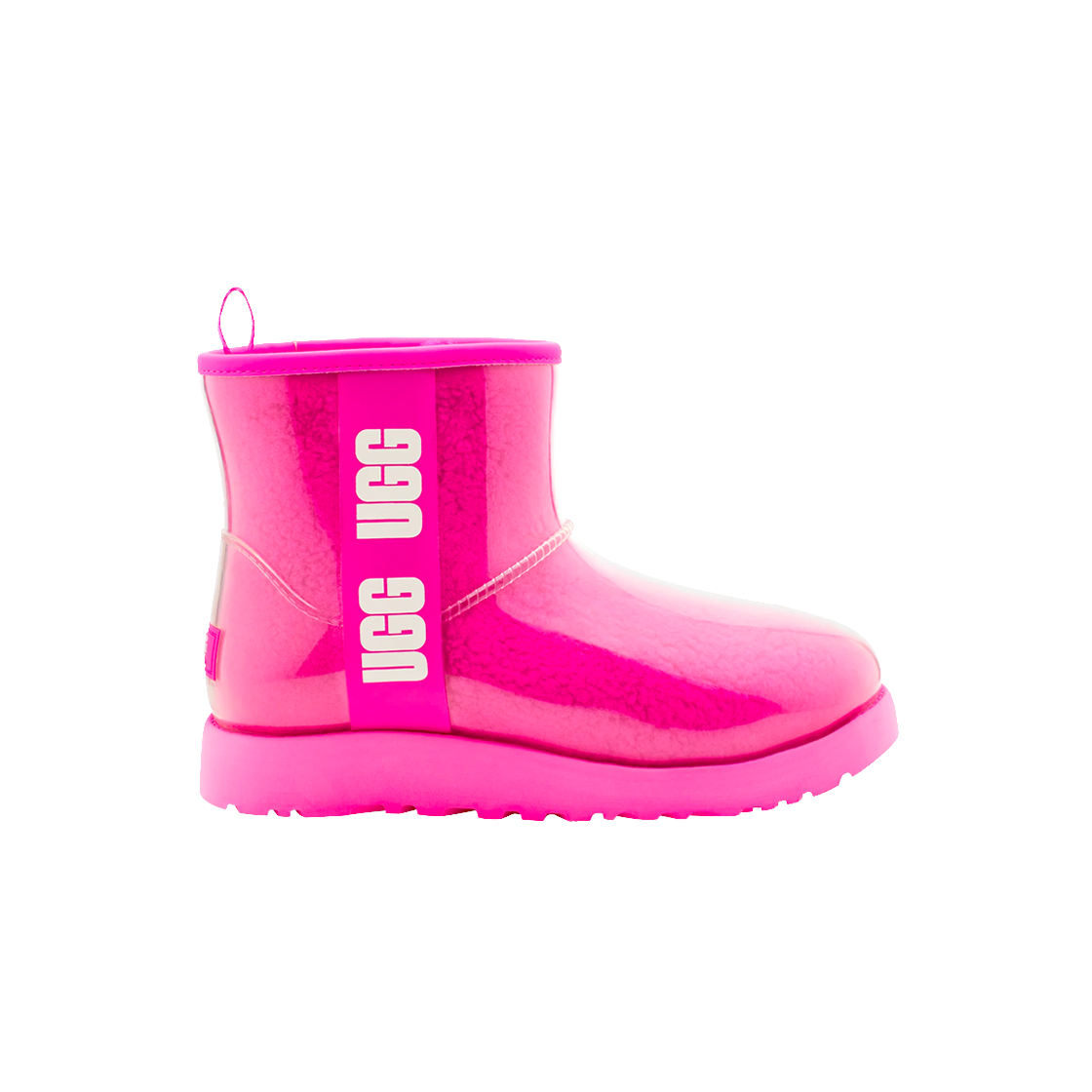 (키즈) 어그 클래식 클리어 미니 2 타피 핑크((Kids) UGG Classic Clear Mini II Taffy Pink) - 1