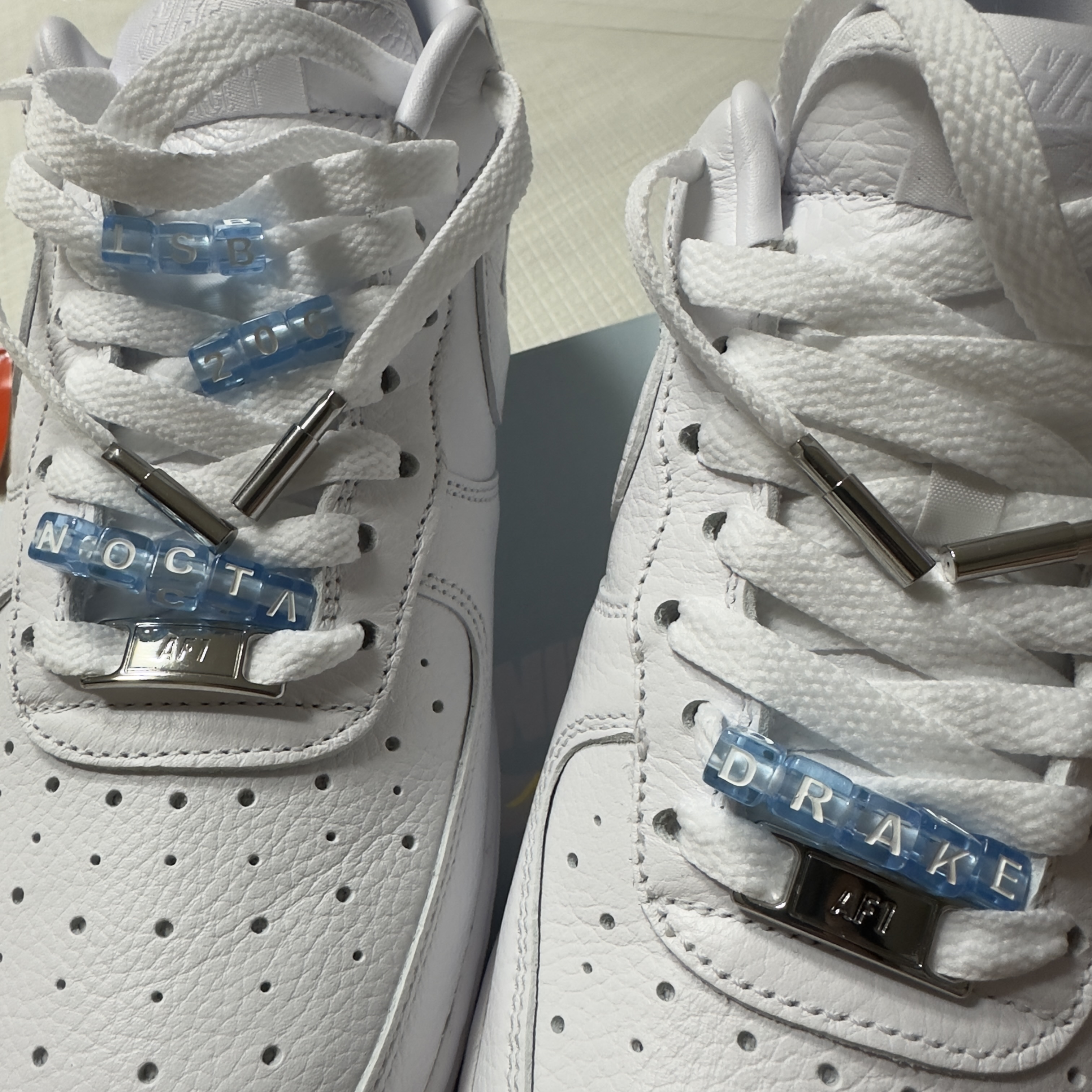 Nike x Drake Nocta Air Force 1 Low SP Certified Lover Boy White 착용 스타일