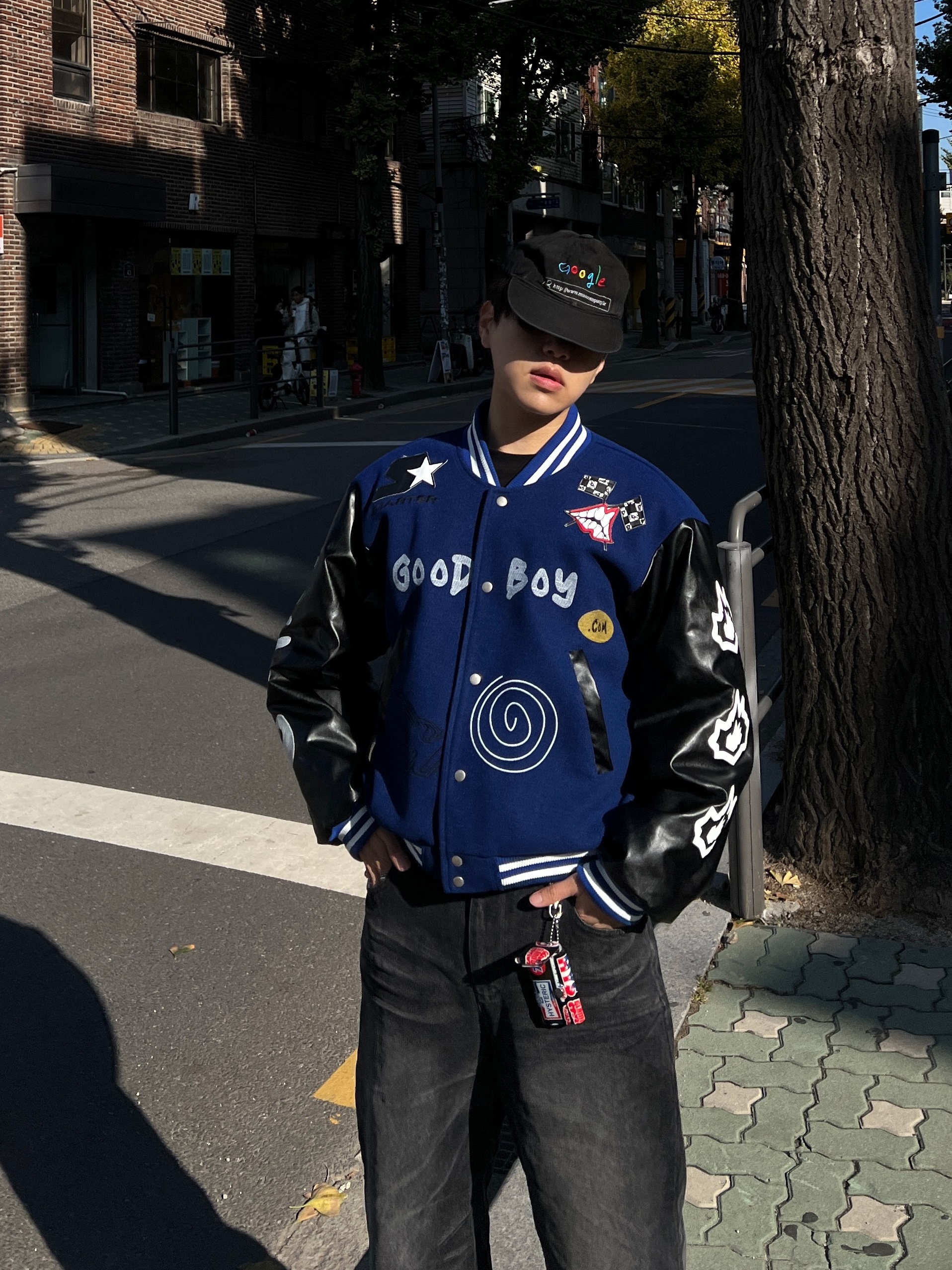 Jordan 1 x Travis Scott x Fragment Retro Low OG SP Military Blue, Hysteric Glamour x Sallies Pocketpal Hysteric Garage Minimal Wallet Multi 착용 스타일 - 4