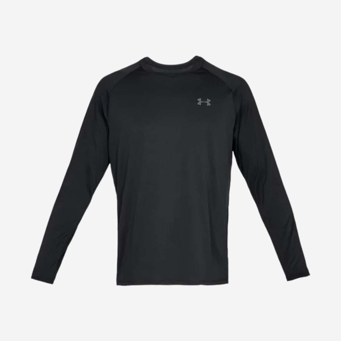 Under Armour Tech Long Sleeve Black Graphite 상세 이미지 1