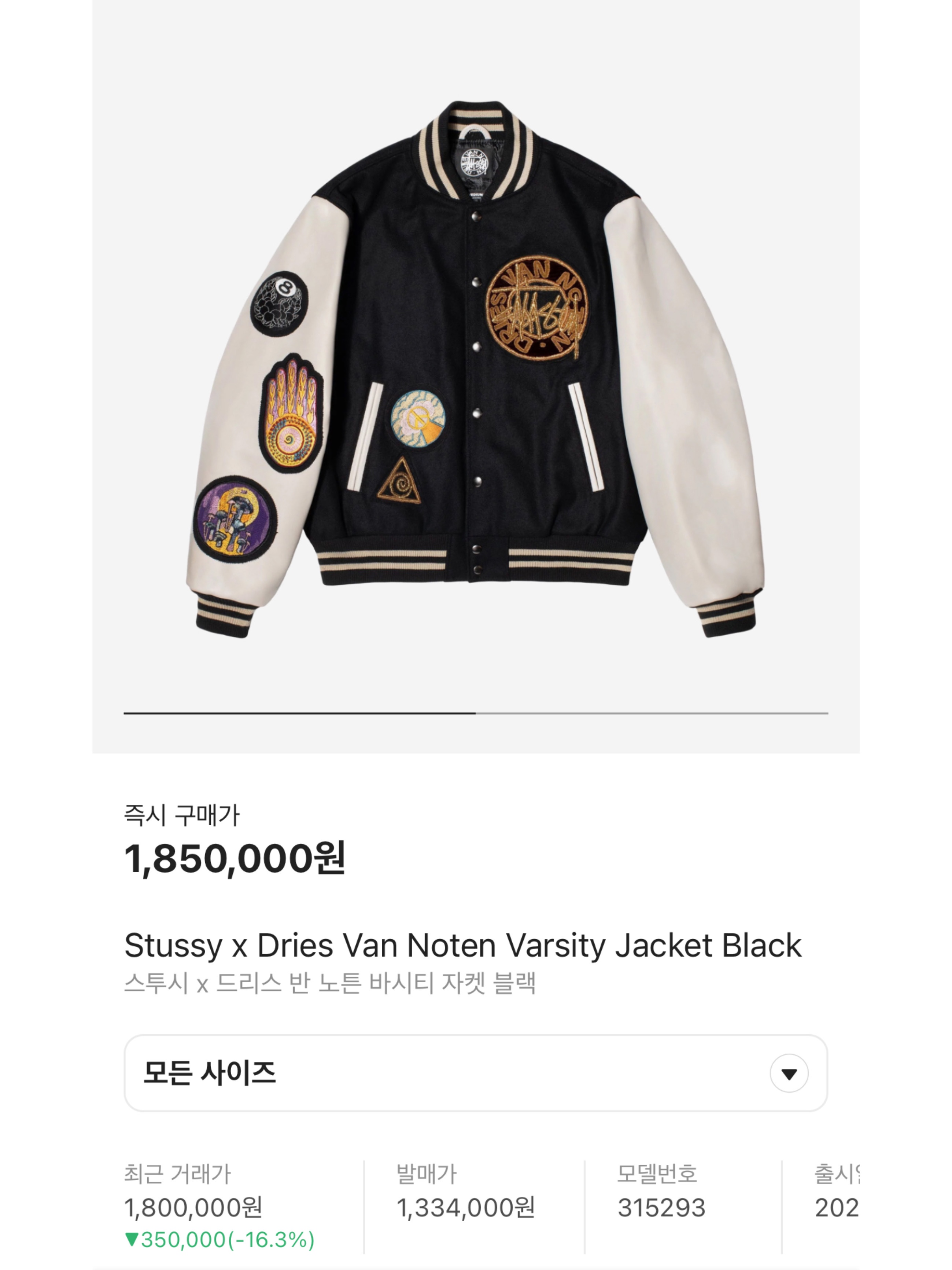 Stussy 40th Anniversary IST Jacket (Seoul), Stussy x Our Legacy x Denim Tears TTL Varsity Jacket Black 착용 스타일 - 6
