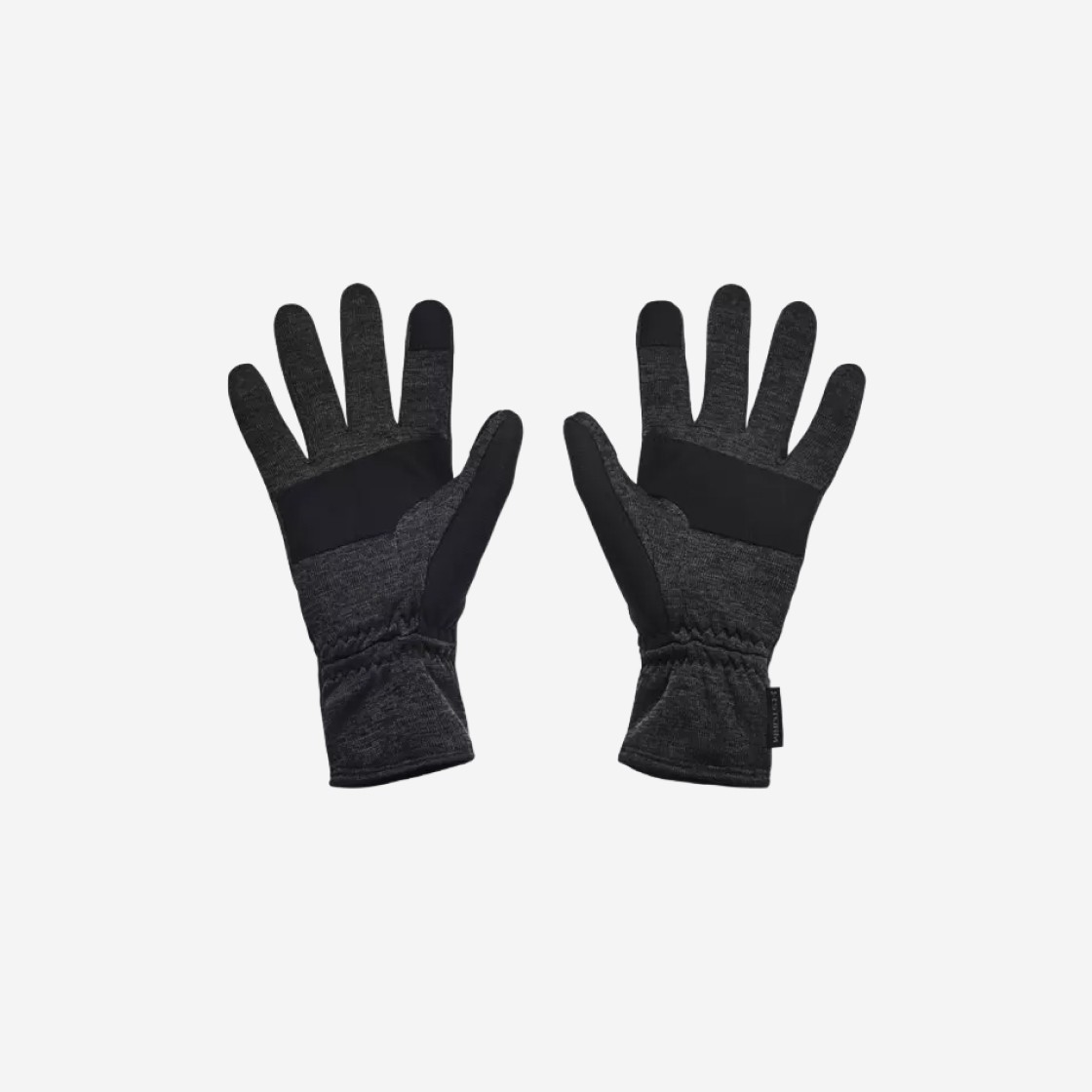 Under Armour Storm Fleece Gloves Black Jet Gray Pitch Gray 상세 이미지 2