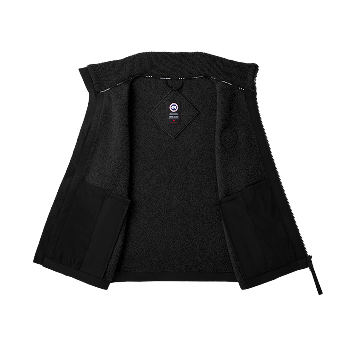 Canada Goose Mersey Vest Kind Fleece Black 상세 이미지 2