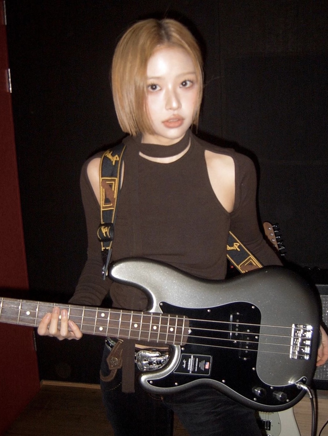 Kyo Type A Scarf Tee Mint, Kyo Type A Scarf Tee Black 착용 스타일