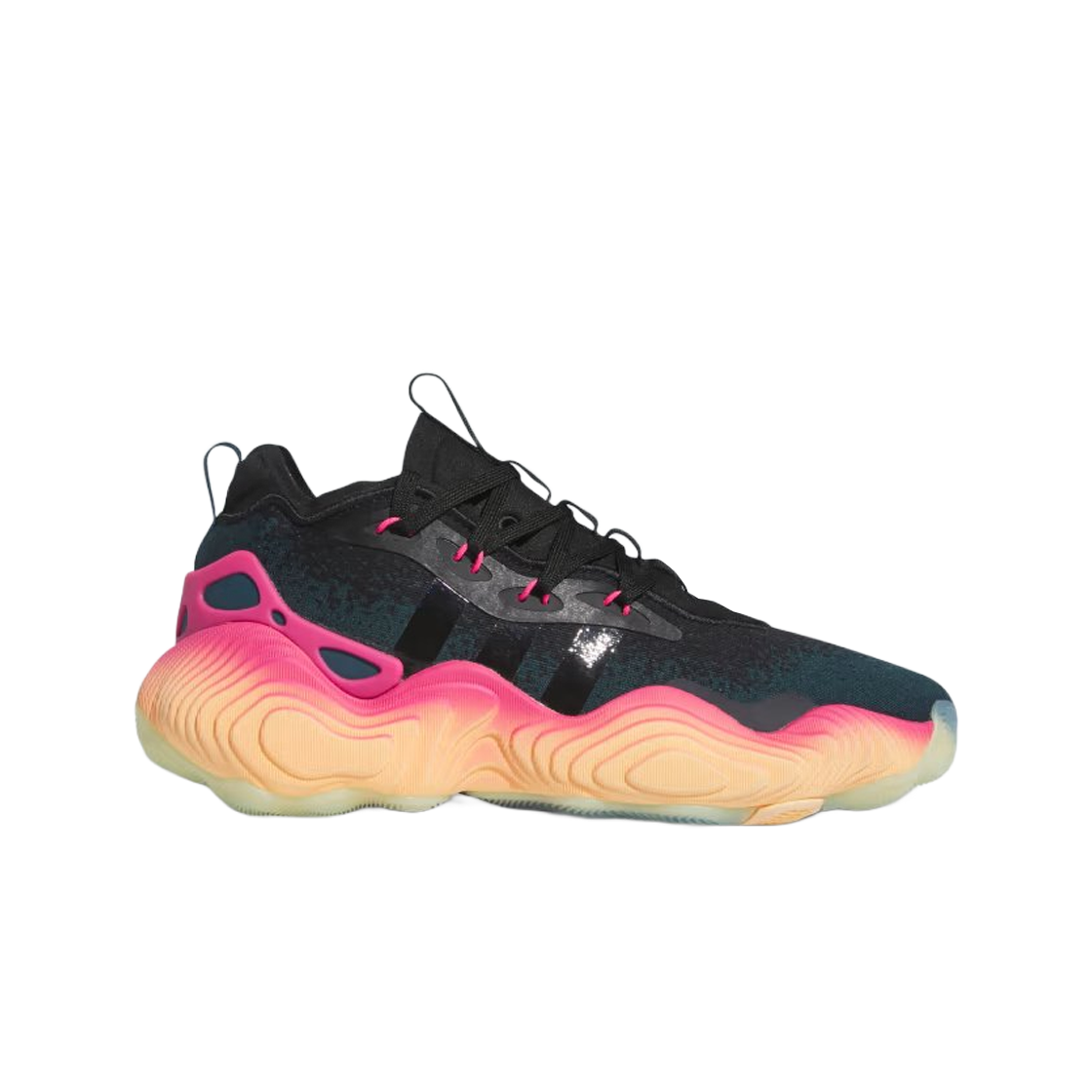 아디다스 트레이 영 3 코어 블랙 에시드 오렌지(Adidas Trae Young 3 Core Black Acid Orange)
