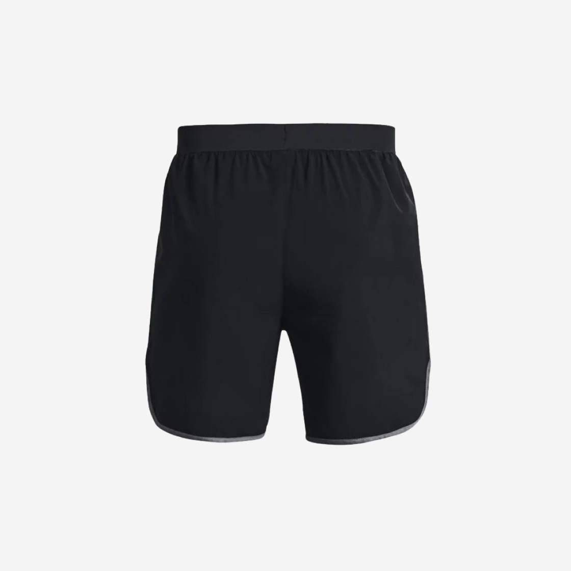 Under Armour HIIT Woven 6" Shorts Black Pitch Gray 상세 이미지 2