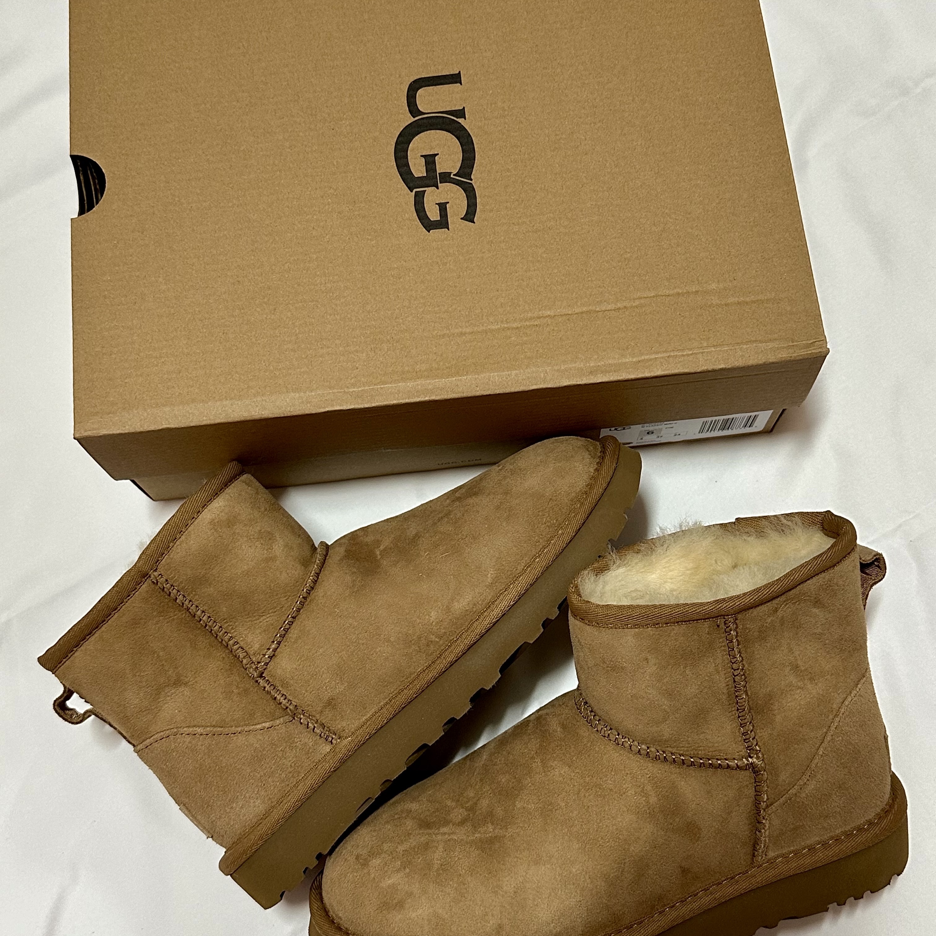 (W) UGG Classic Mini II Boots Chestnut 착용 스타일